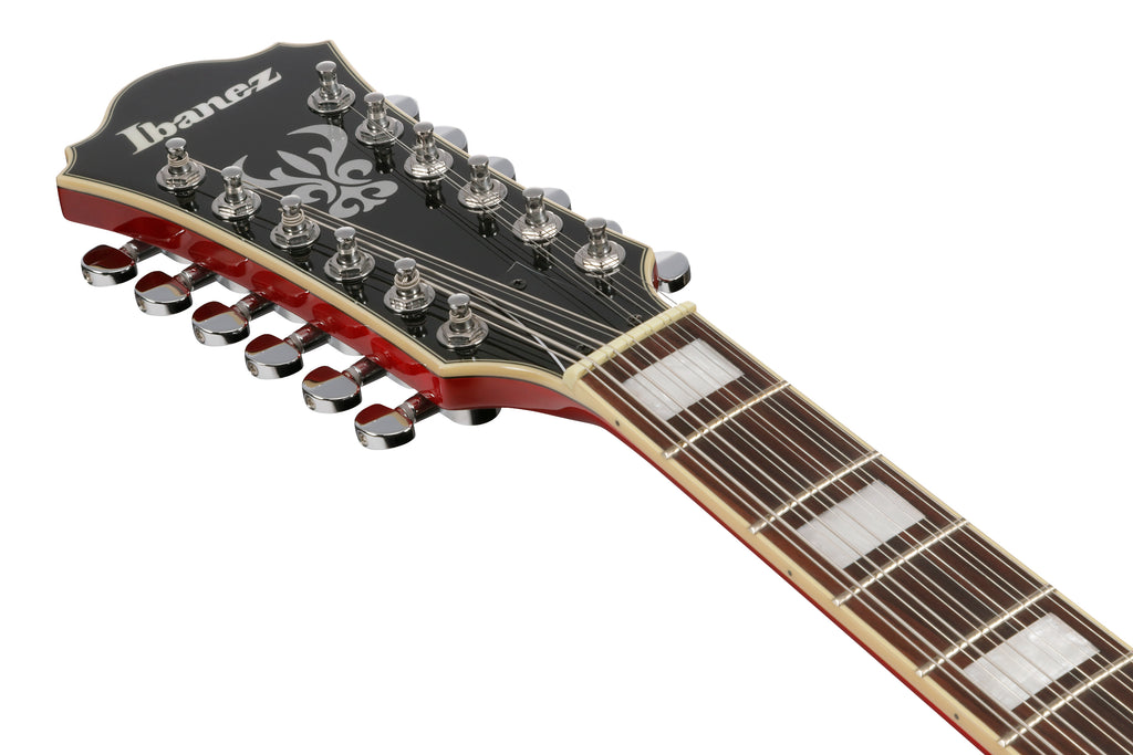 Ibanez Electric Guitar - AS Artcore 12str Electric Guitar  - Transparent Cherry Red - AS7312TCD