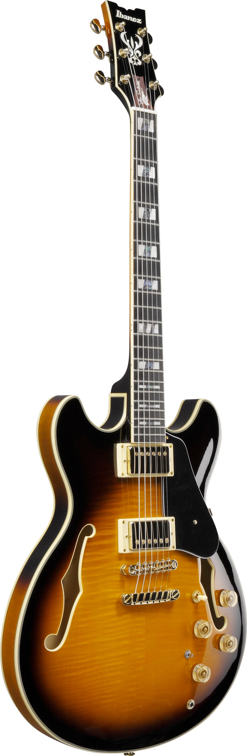 Ibanez Electric Guitar - John Scofield Signature  6str Electric Guitar w/Case - Vintage Yellow Sunburst - JSM10VYS