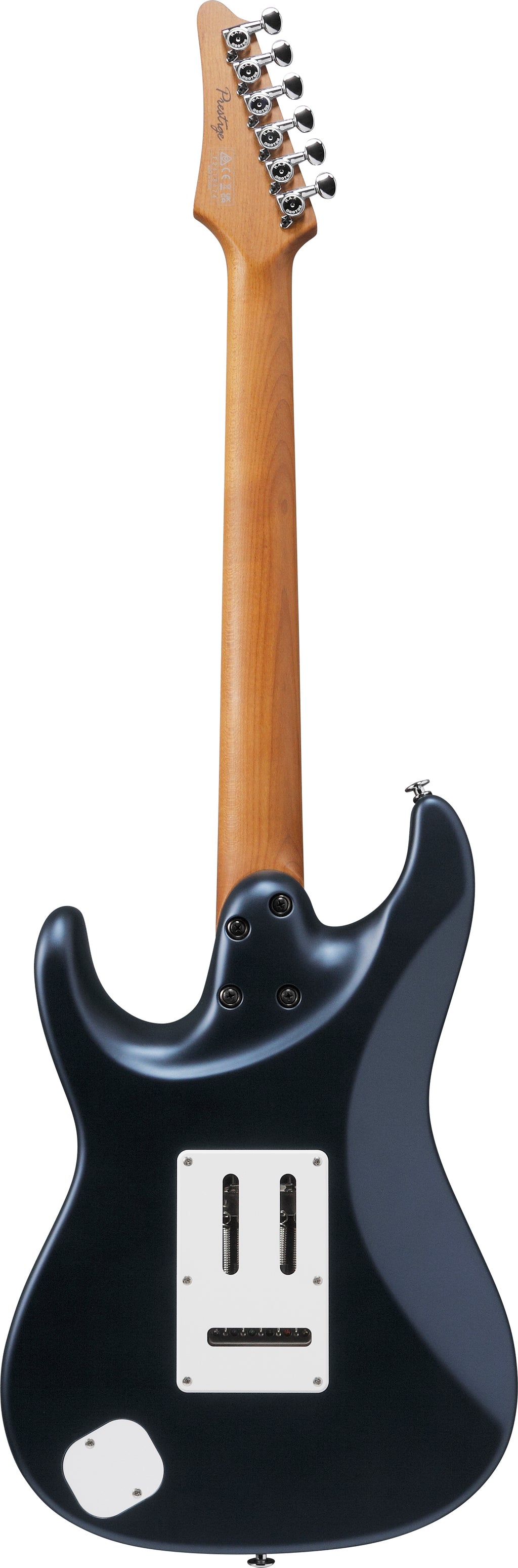Ibanez Electric Guitar - AZ Prestige 6str Electric Guitar w/Case - Dark Tide Blue Flat - AZ2203NTDBF