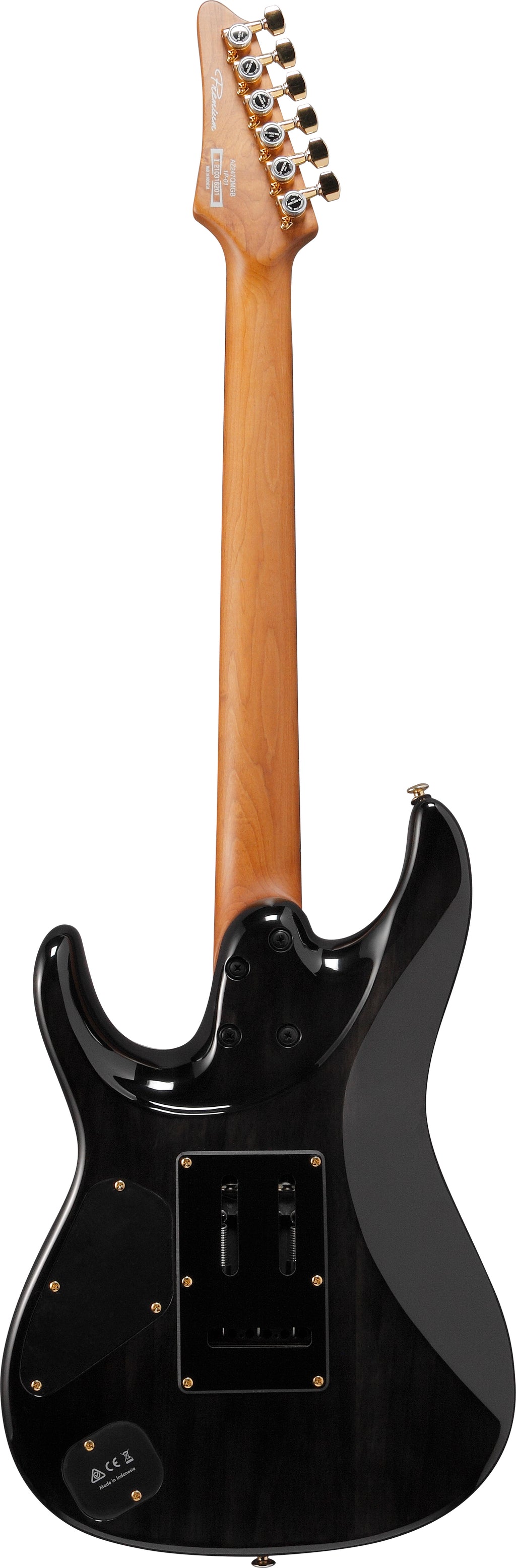 Ibanez Electric Guitar - AZ Premium 6str Electric Guitar - Black Ice Burst - AZ47P1QMBIB