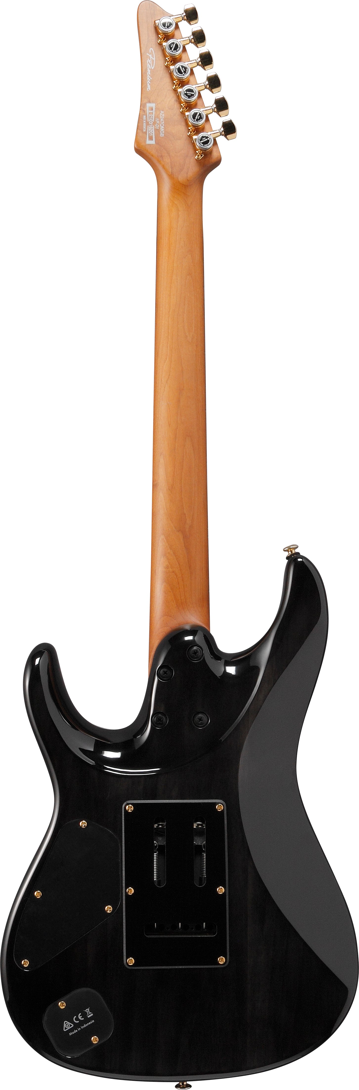 Ibanez Electric Guitar - AZ Premium 6str Electric Guitar - Black Ice Burst - AZ47P1QMBIB