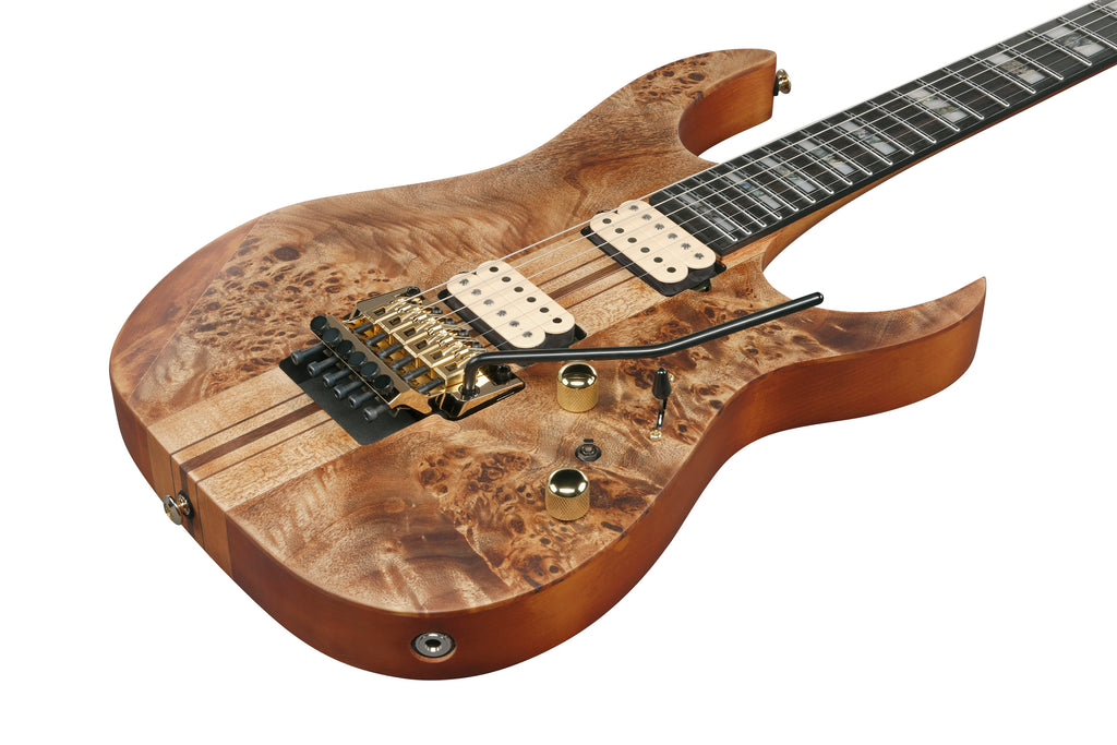 Ibanez Electric Guitar - RG Premium 6str Electric Guitar - Antique Brown Stained Flat - RGT1220PBABS