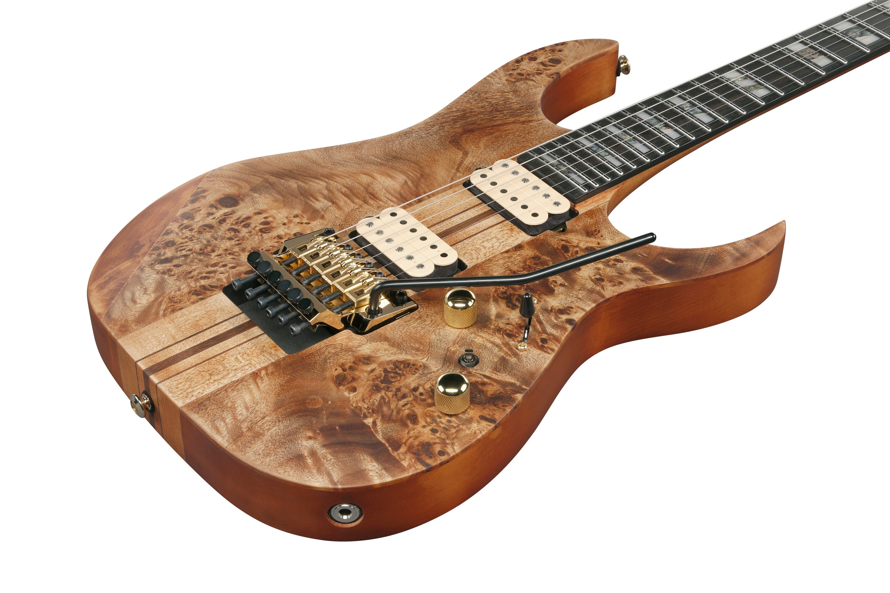 Ibanez Electric Guitar - RG Premium 6str Electric Guitar - Antique Brown Stained Flat - RGT1220PBABS