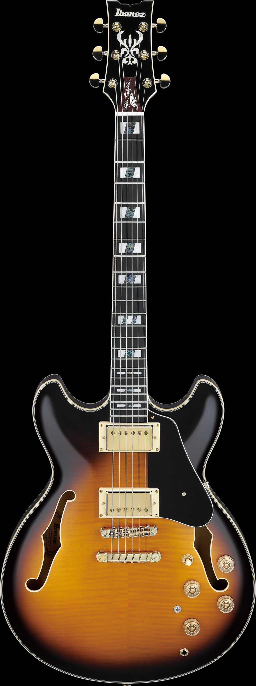 Ibanez Electric Guitar - John Scofield Signature  6str Electric Guitar w/Case - Vintage Yellow Sunburst - JSM10VYS