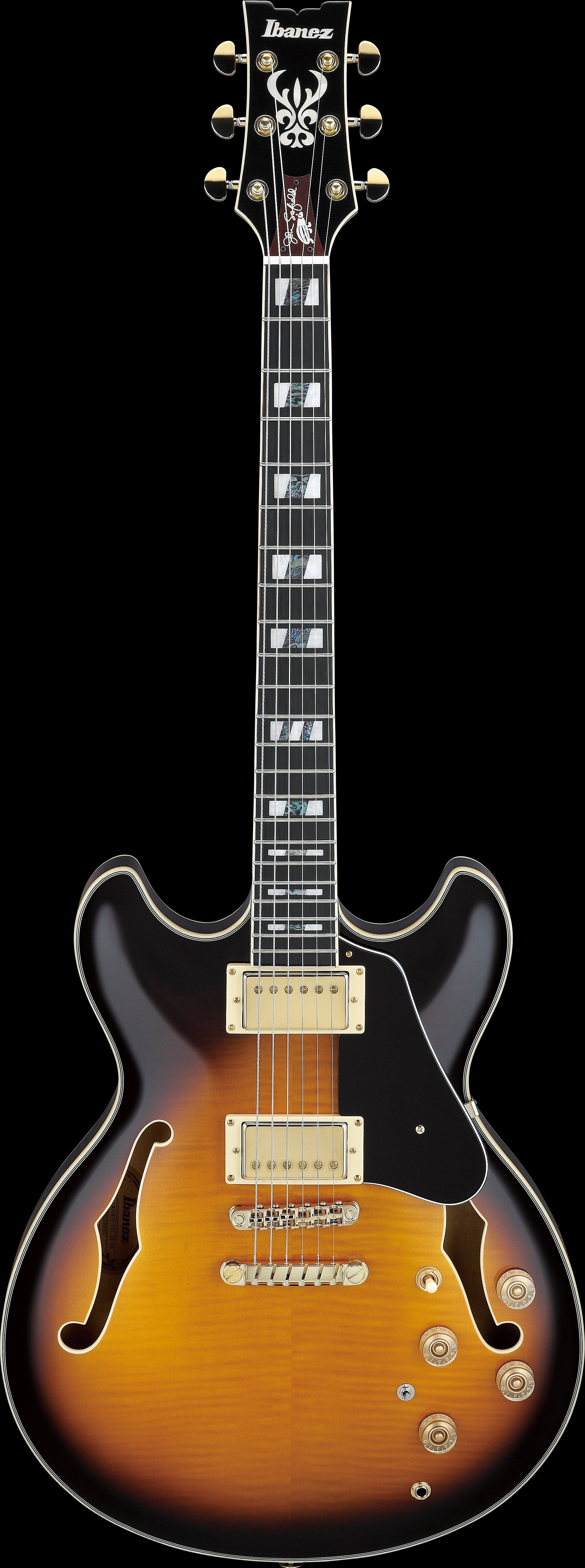 Ibanez Electric Guitar - John Scofield Signature  6str Electric Guitar w/Case - Vintage Yellow Sunburst - JSM10VYS