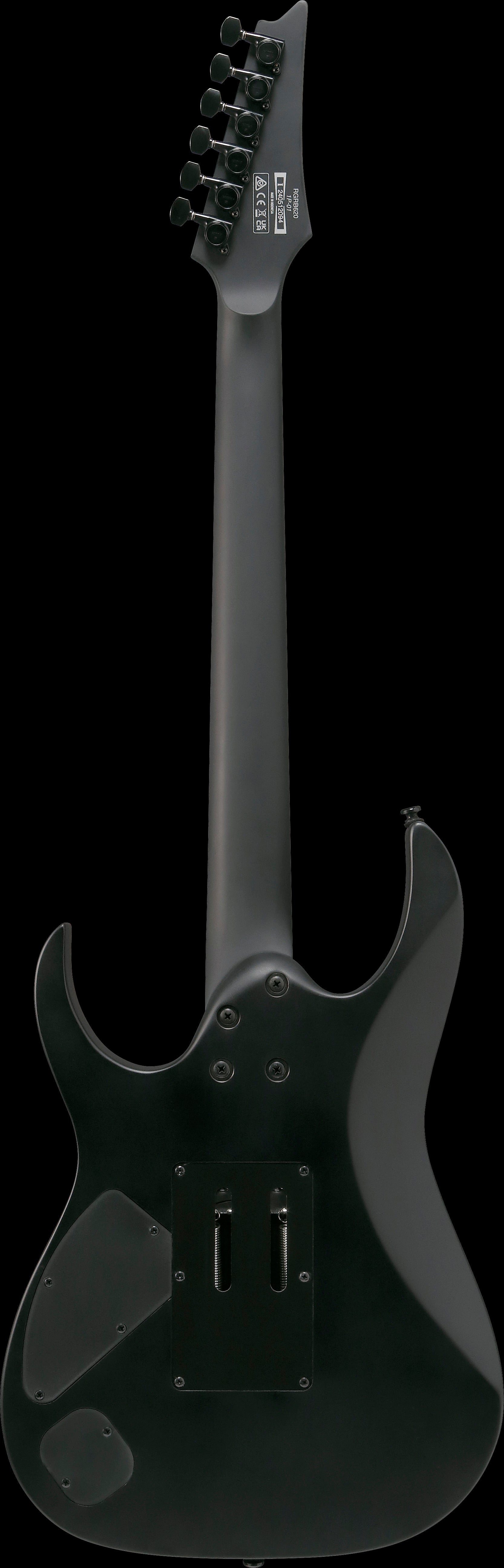 Ibanez Electric Guitar - RG Iron Label 6str Electric Guitar - Black - RGRB620BKF