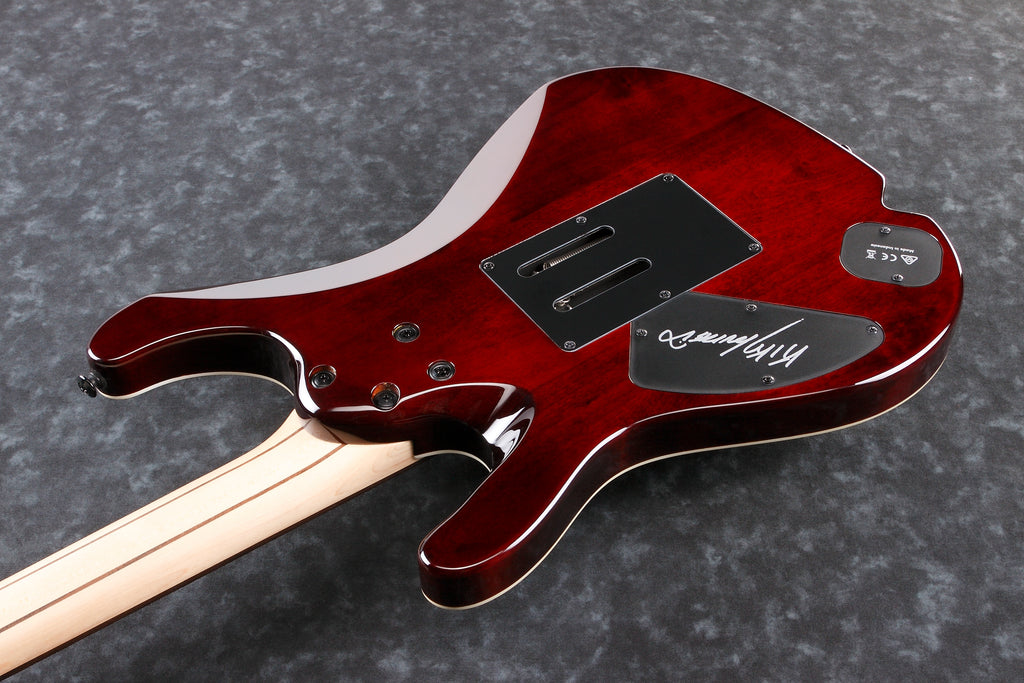 Ibanez Electric Guitar - Kiko Loureiro Signature 6str Electric Guitar w/Bag - Transparent Gray Burst - KIKO10BPTGB
