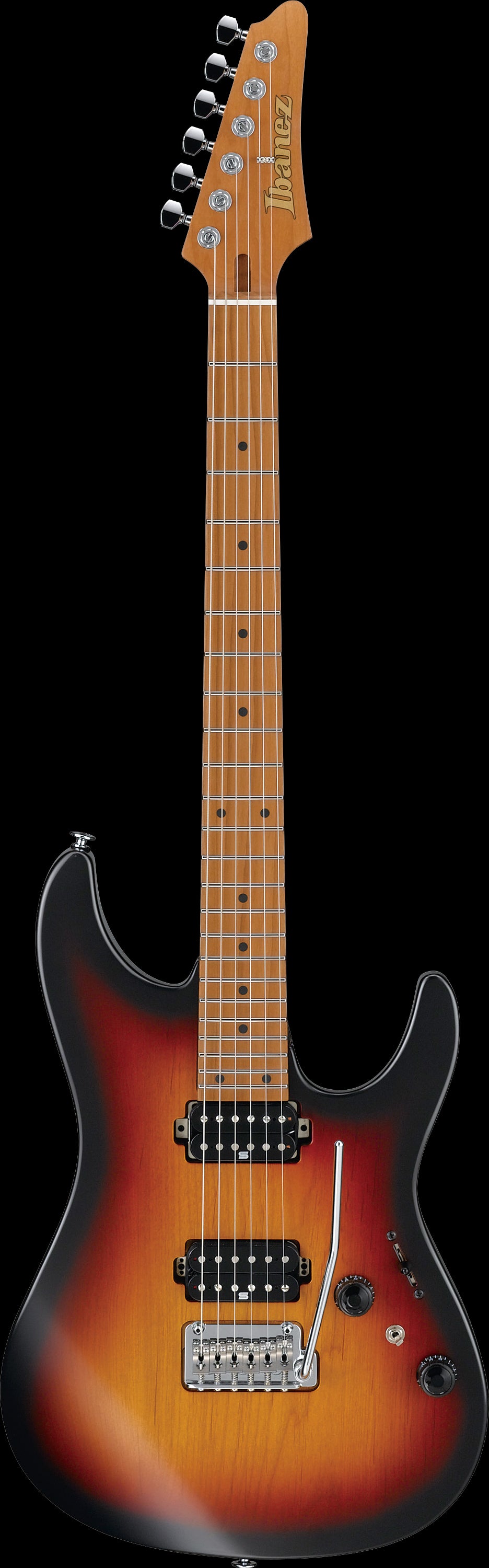 Ibanez Electric Guitar - AZ Prestige 6str Electric Guitar w/Case  - Tri Fade Burst Flat - AZ2402TFF