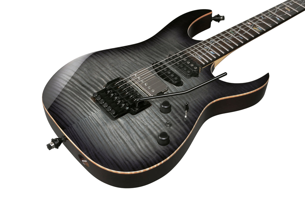 Ibanez Electric Guitar - RG j.custom Axe Desing Lab 6str Electric Guitar w/Case - Black Rutile - RG8870BRE