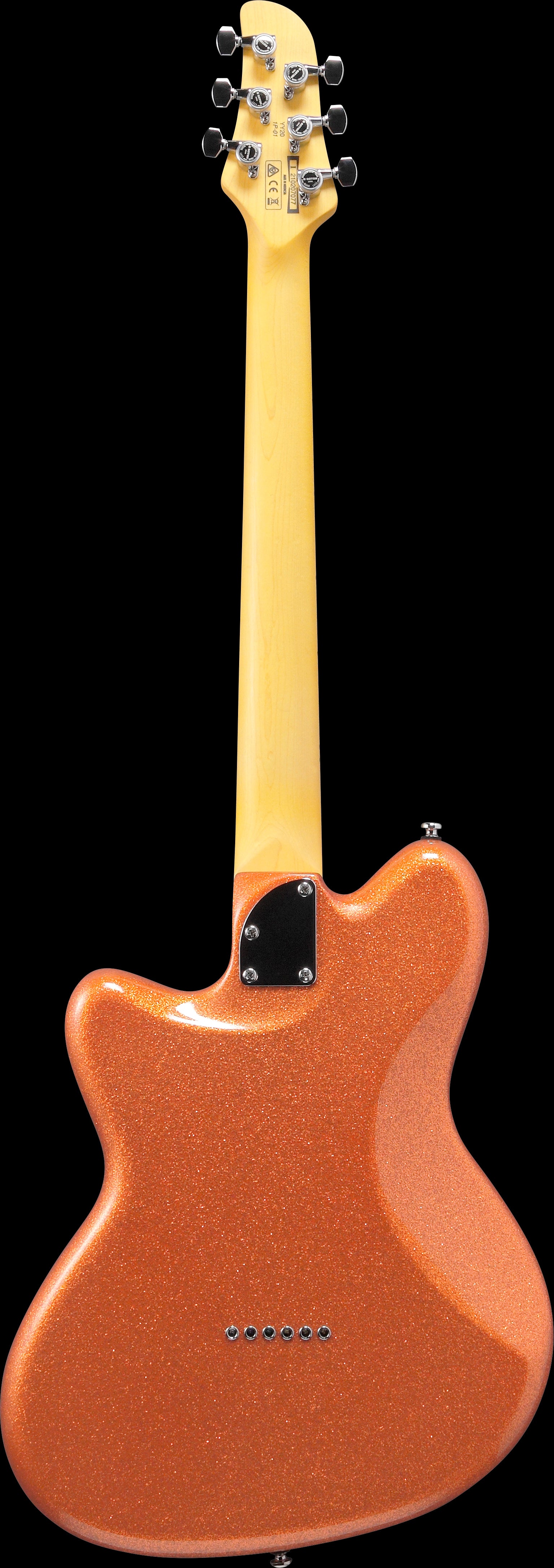 Ibanez Electric Guitar - Yvette Young Signature 6str Electric Guitar - Orange Cream Sparkle - YY20OCS