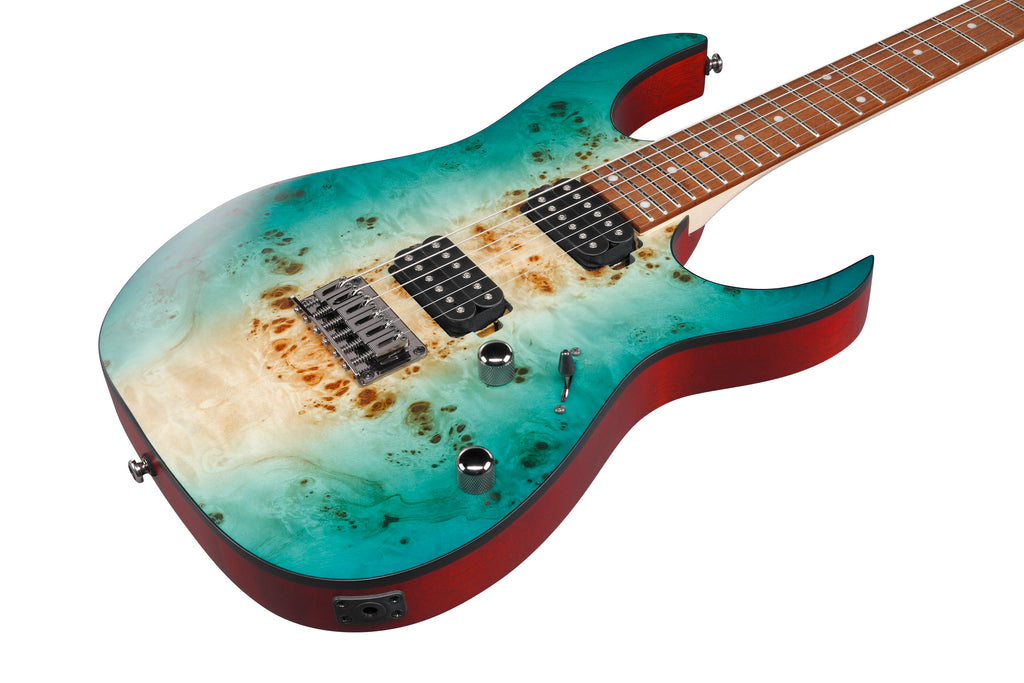 Ibanez Electric Guitar - RG Standard 6str Electric Guitar - Caribbean Shoreline Flat - RG421PBCHF