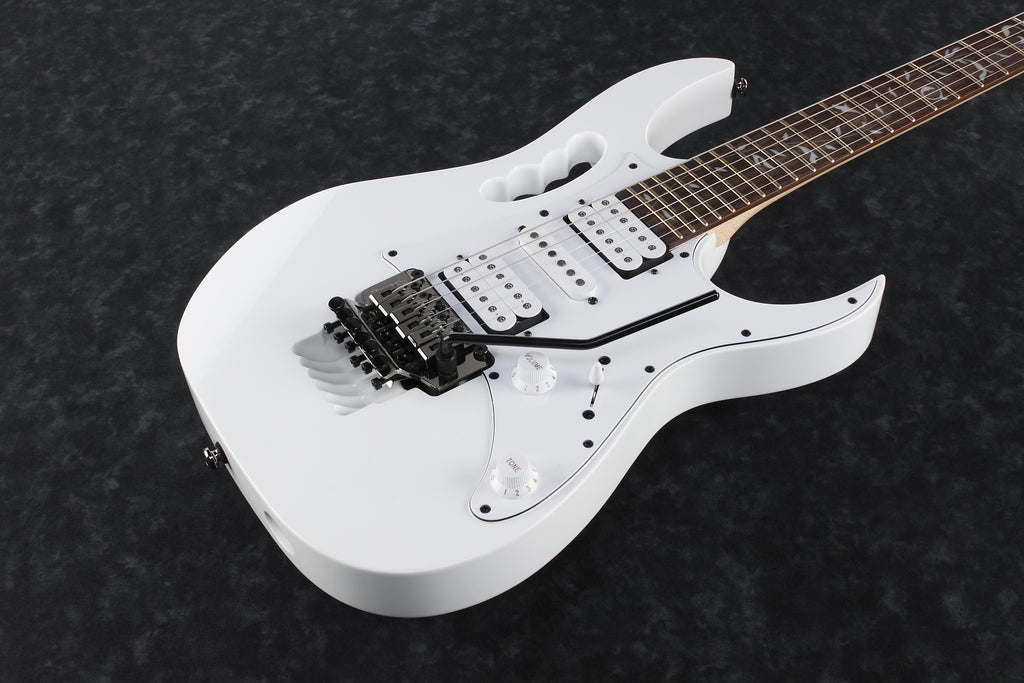 Ibanez Electric Guitar - Steve Vai Signature 6str Electric Guitar - White - JEMJRWH