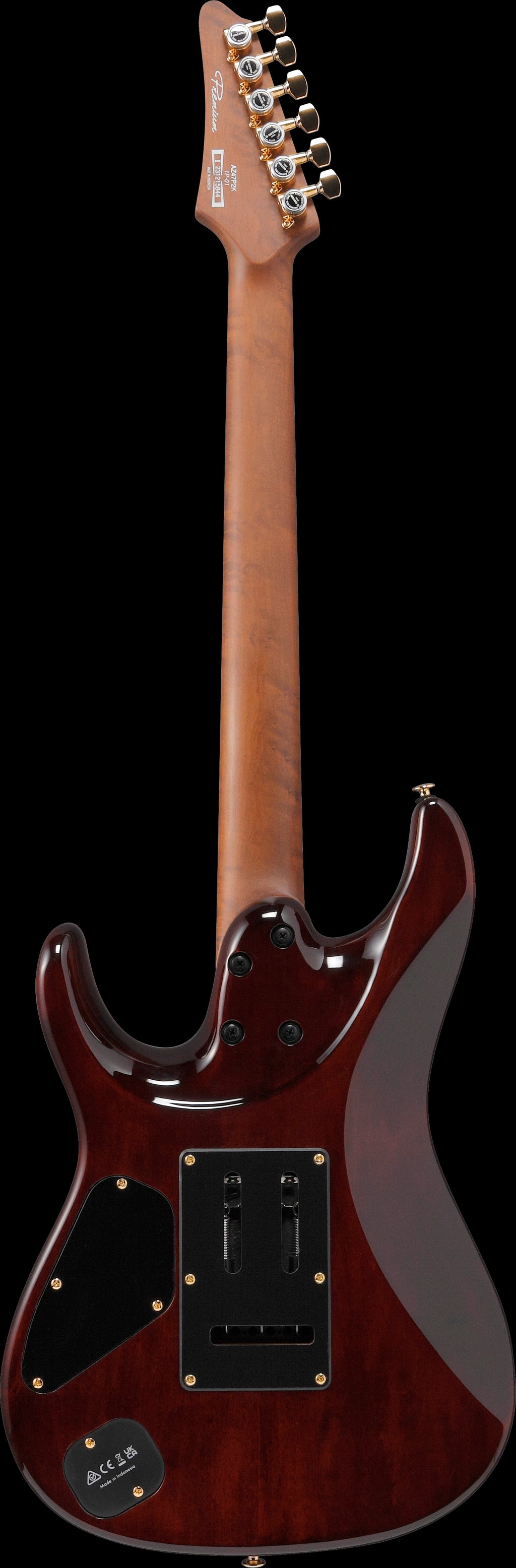 Ibanez Electric Guitar - AZ Premium 6str Electric Guitar w/ Bag - Dragon Eye Burst - AZ47P2KDEB