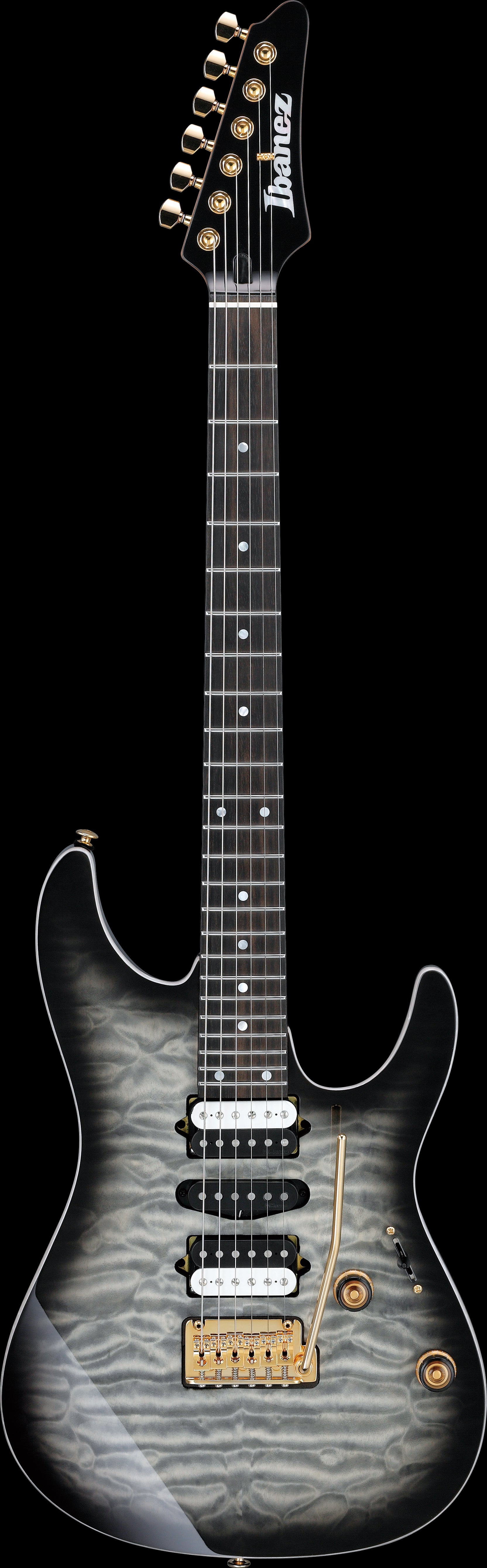 Ibanez Electric Guitar - AZ Premium 6str Electric Guitar - Black Ice Burst - AZ47P1QMBIB