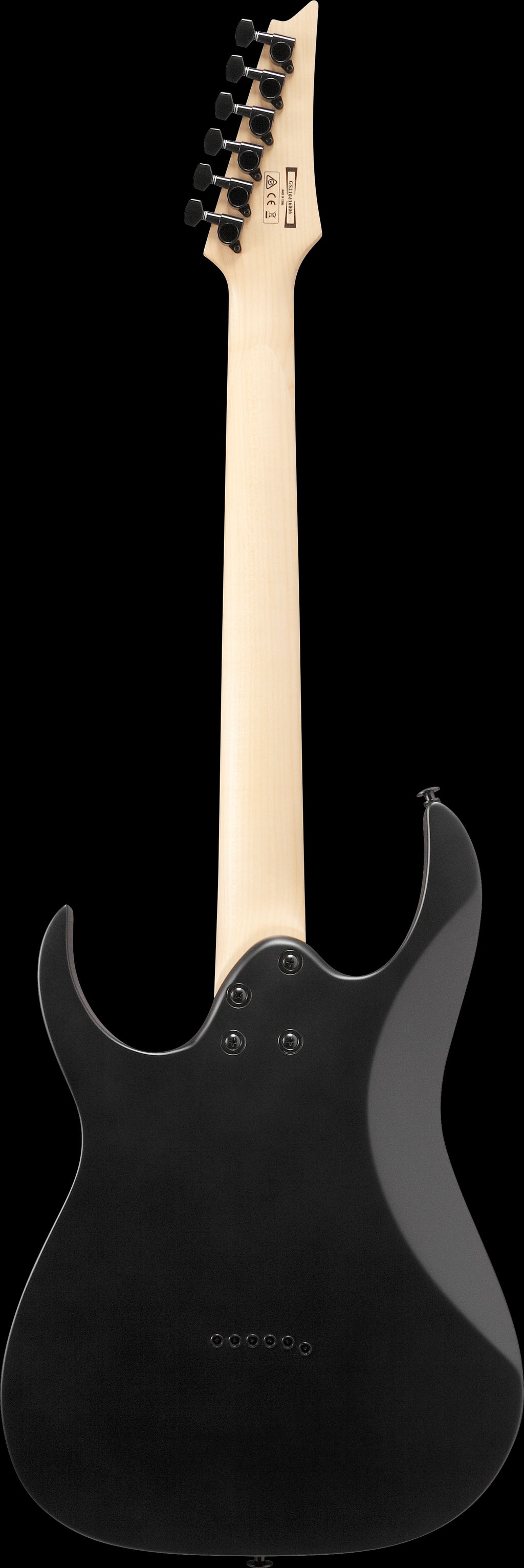 Ibanez Electric Guitar - GIO RG 6str Electric Guitar - Black Flat - GRG131DXBKF
