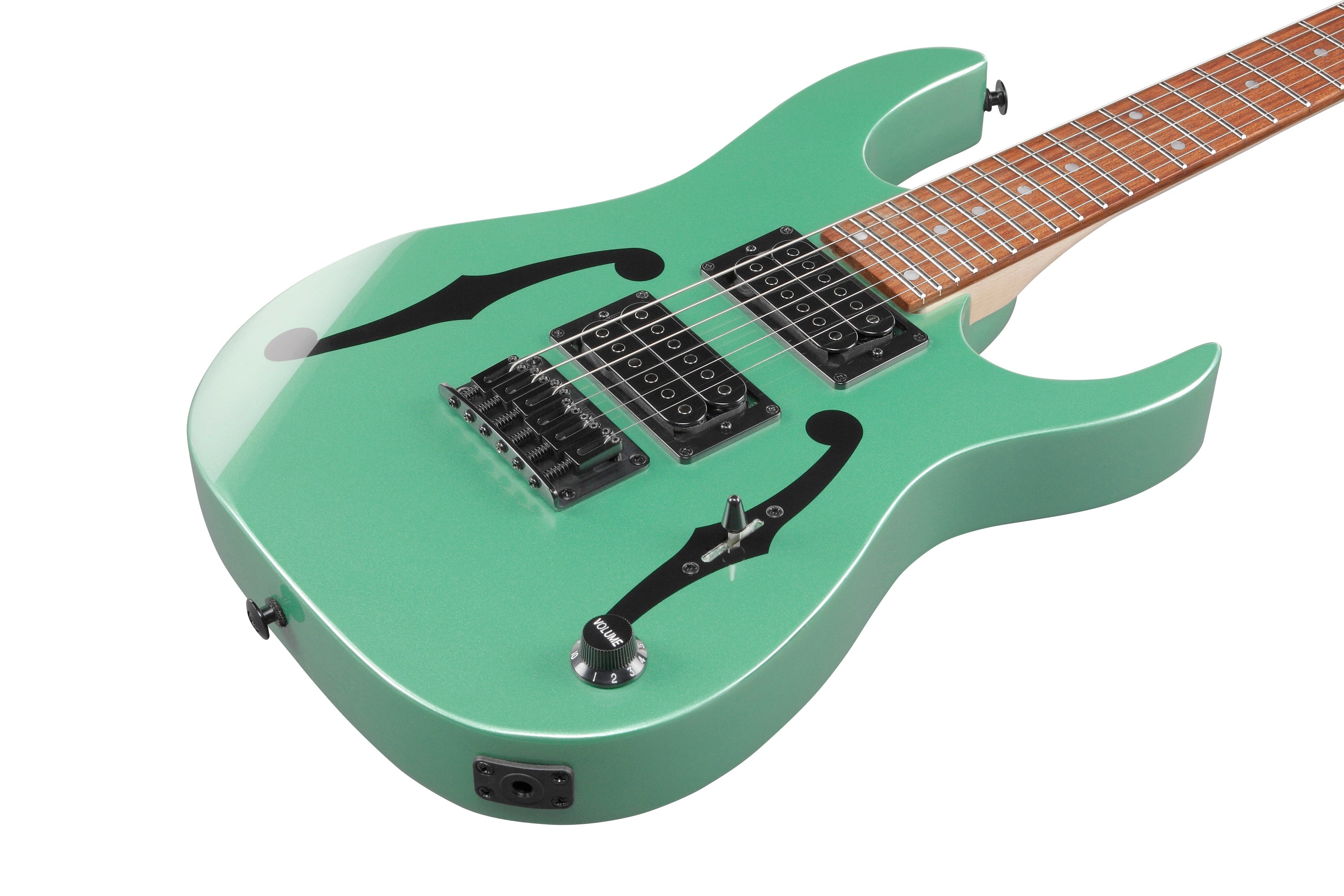 Ibanez Electric Guitar - Paul Gilbert Signature 6str Electric Guitar (22.2" scale) - Metallic Light Green - PGMM21MGN