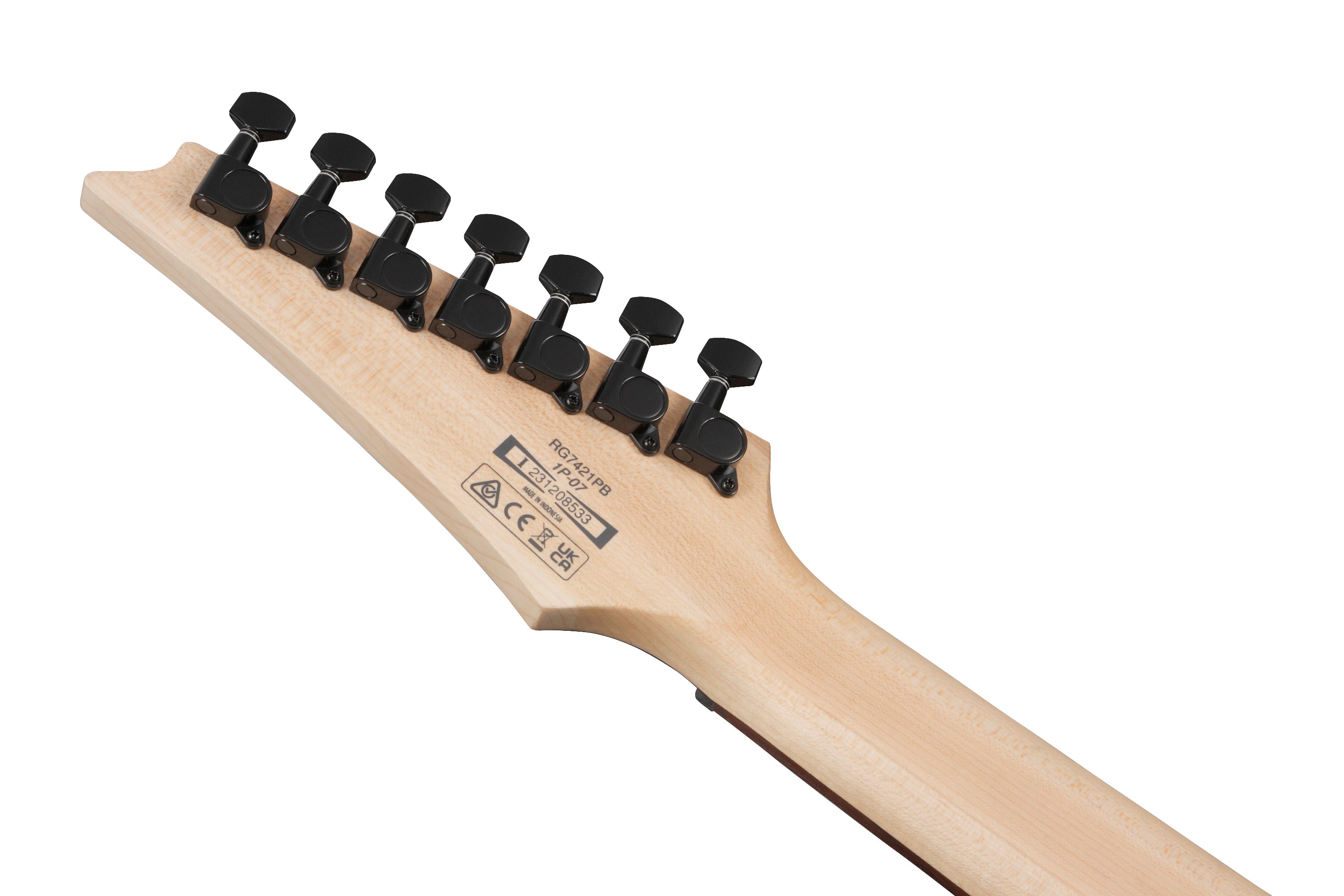 Ibanez Electric Guitar - RG Standard 7str Electric Guitar - Sapphire Blue Flat - RG7421PBSBF
