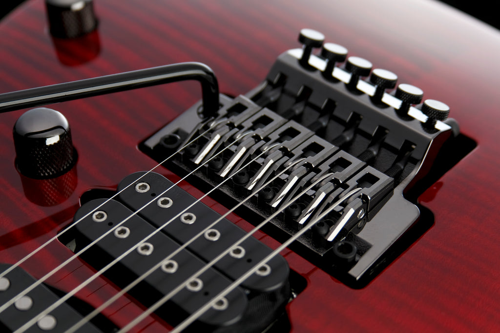 Ibanez Electric Guitar - Kiko Loureiro Signature 6str Electric Guitar w/Case - Transparent Ruby Red - KIKO100TRR