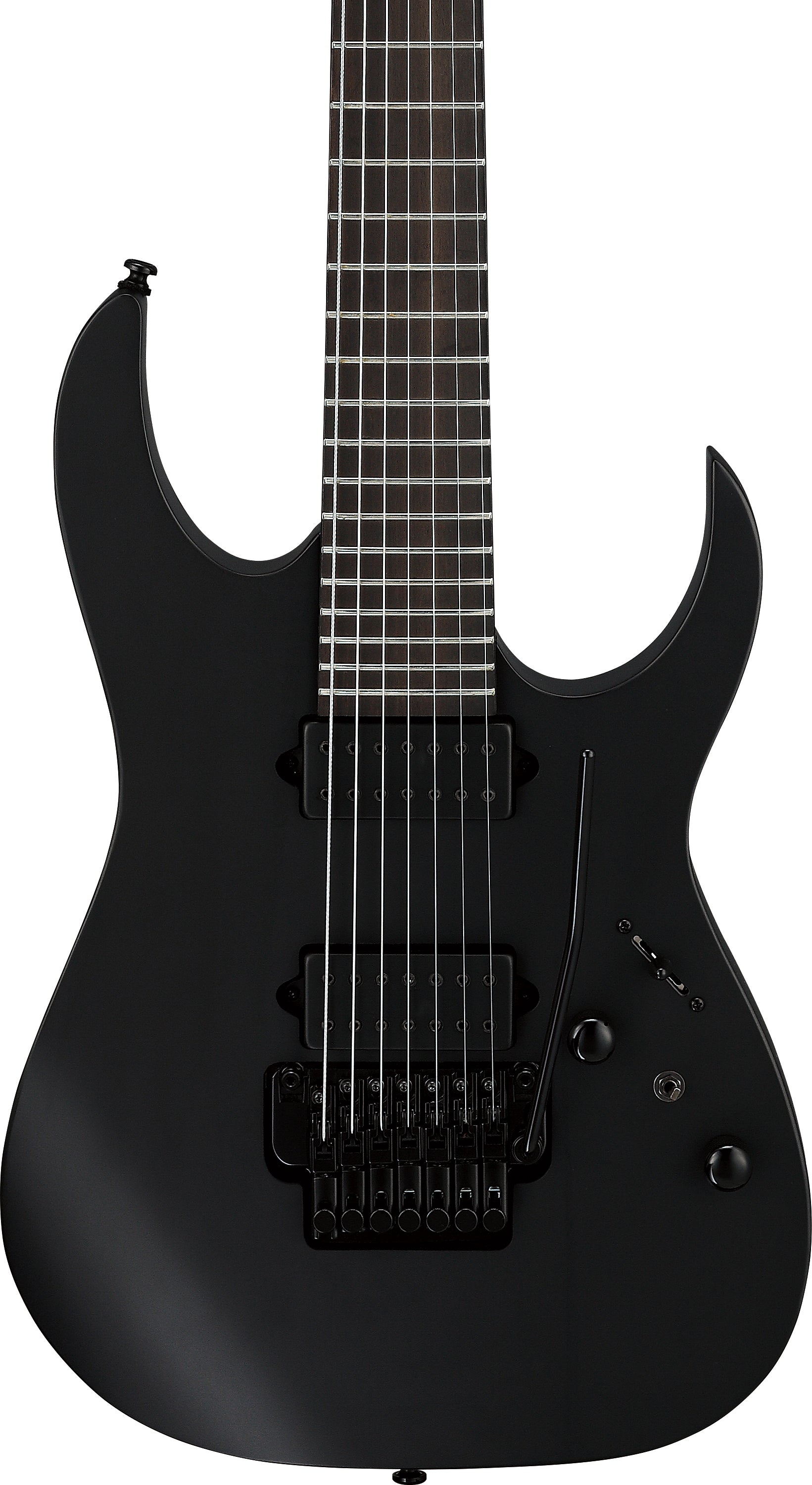 Ibanez Electric Guitar - RG Iron Label 7str Electric Guitar - Black - RGRB720BKF
