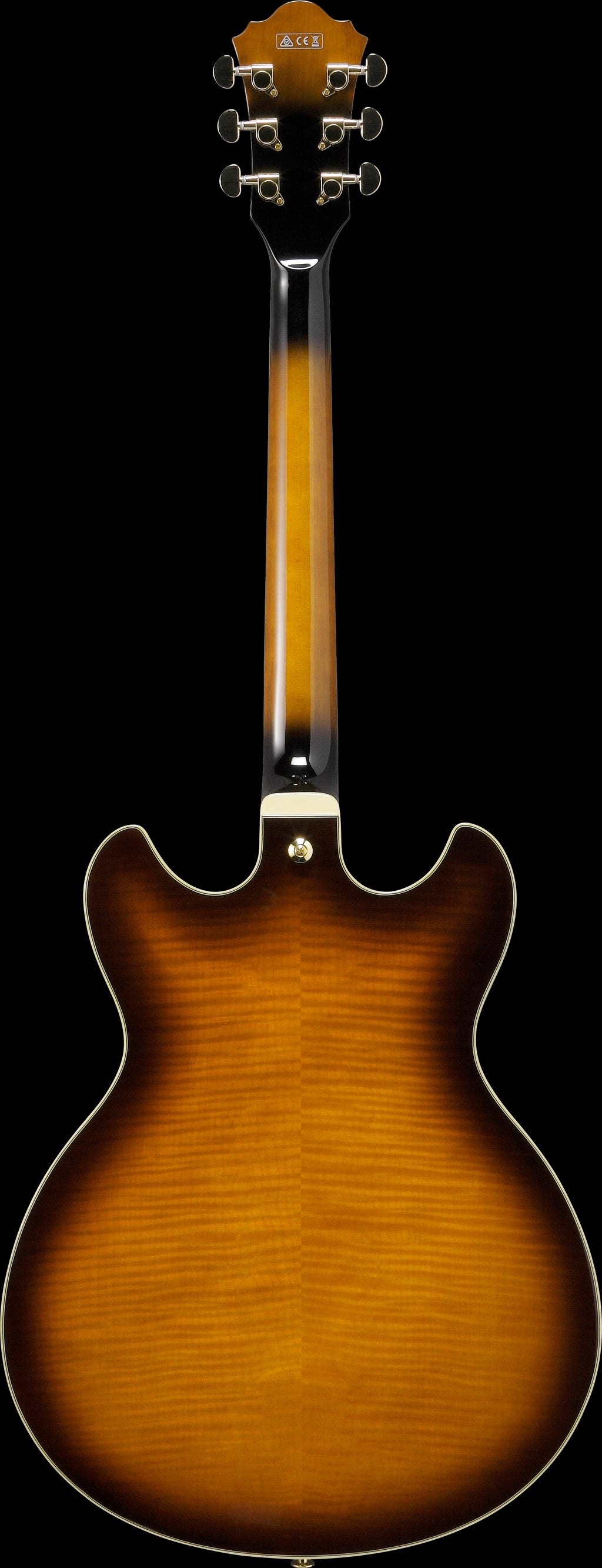 Ibanez Electric Guitar - AS Artcore Expressionist 6str Electric Guitar Left Handed - Violin Sunburst - AS93FMLVLS