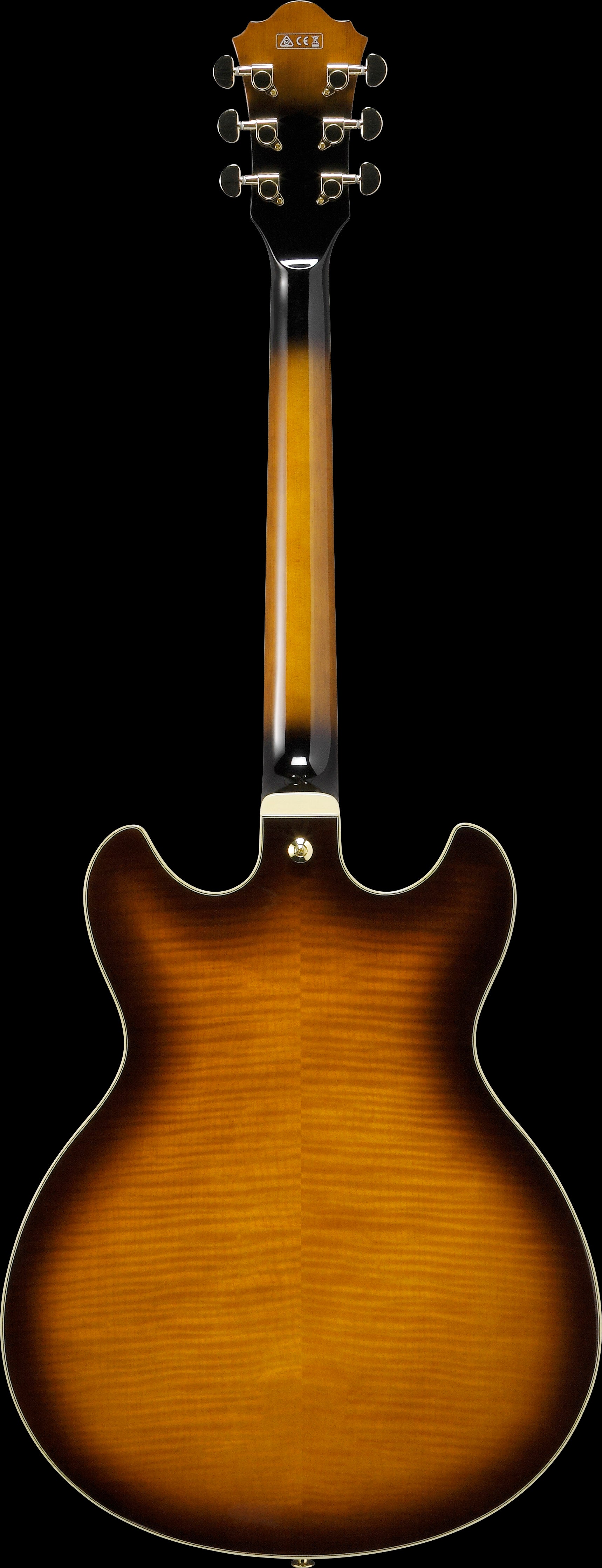 Ibanez Electric Guitar - AS Artcore Expressionist 6str Electric Guitar Left Handed - Violin Sunburst - AS93FMLVLS