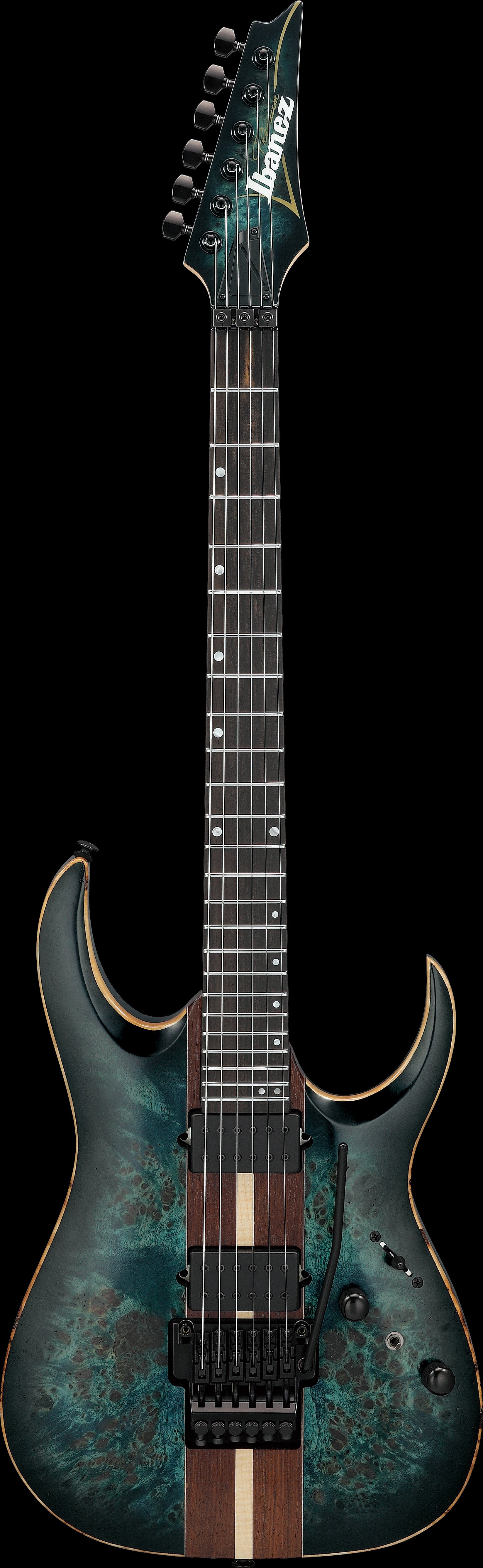 Ibanez Electric Guitar - RGA Premium 6str Electric Guitar w/ Bag - Cosmic Blue Burst Low Gloss - RGA20P1PBCUL