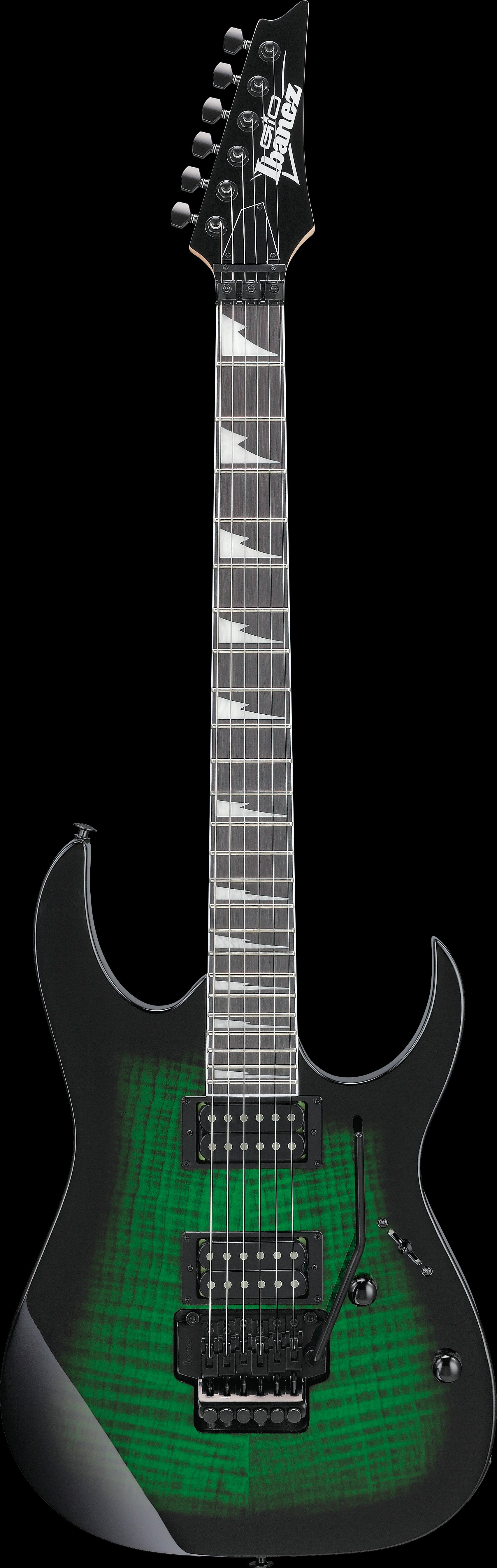Ibanez Electric Guitar - GIO RG 6str Electric Guitar - Transparent Emerald Burst - GRG320FATEB