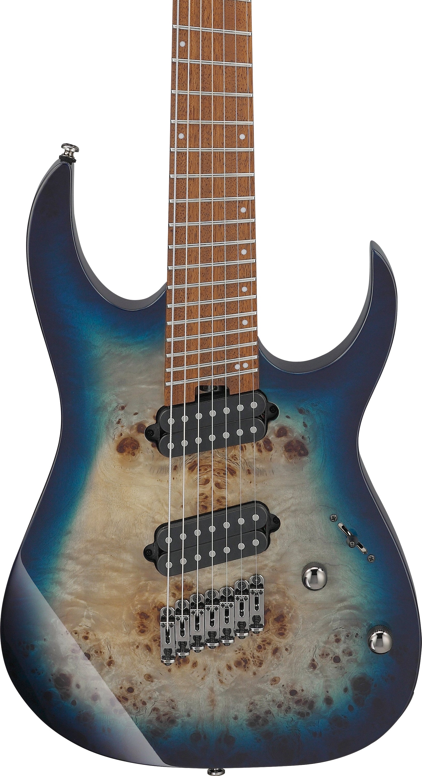 Ibanez Electric Guitar - RG Multi Scale 7str Electric Guitar - Cosmic Blue Starburst - RGMS7PBCBS