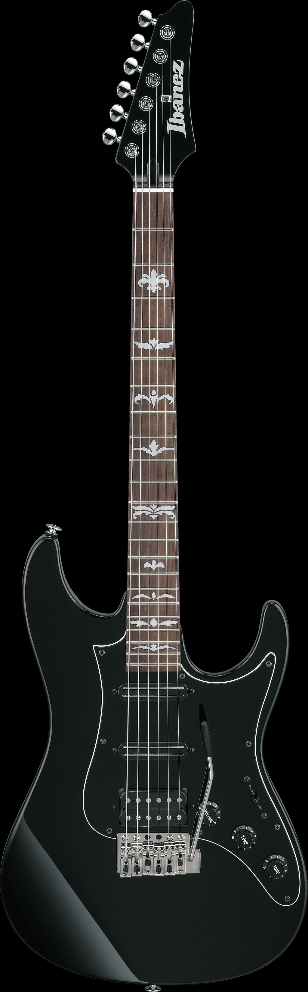 Ibanez Electric Guitar - Andy Timmons Signature 6str Electric Guitar w/Case - Black - ATZ300BK