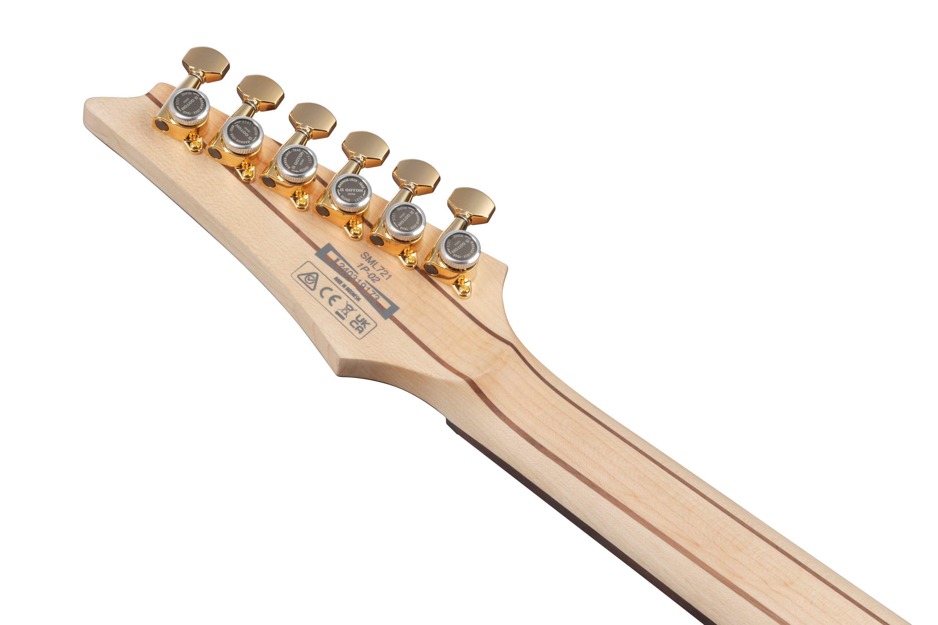 Ibanez Electric Guitar - S Axe Design Lab Multi-scale 6str Electric Guitar - Rose Gold Chameleon - SML721RGC