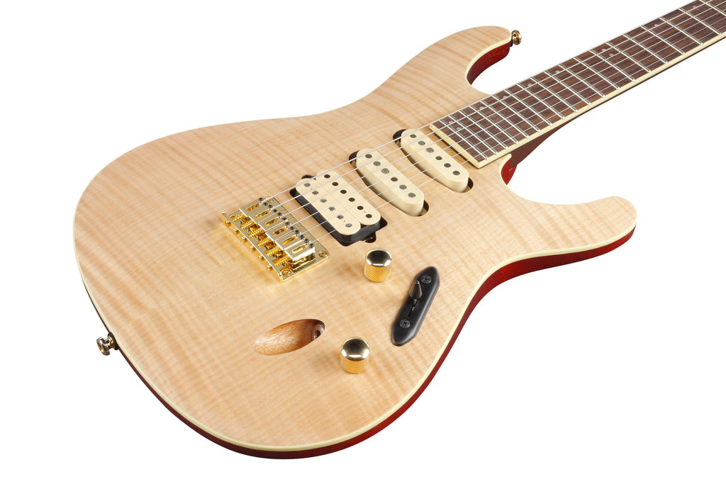 Ibanez Electric Guitar - S Standard 6str Electric Guitar  - Natural Flat - SEW761FMNTF