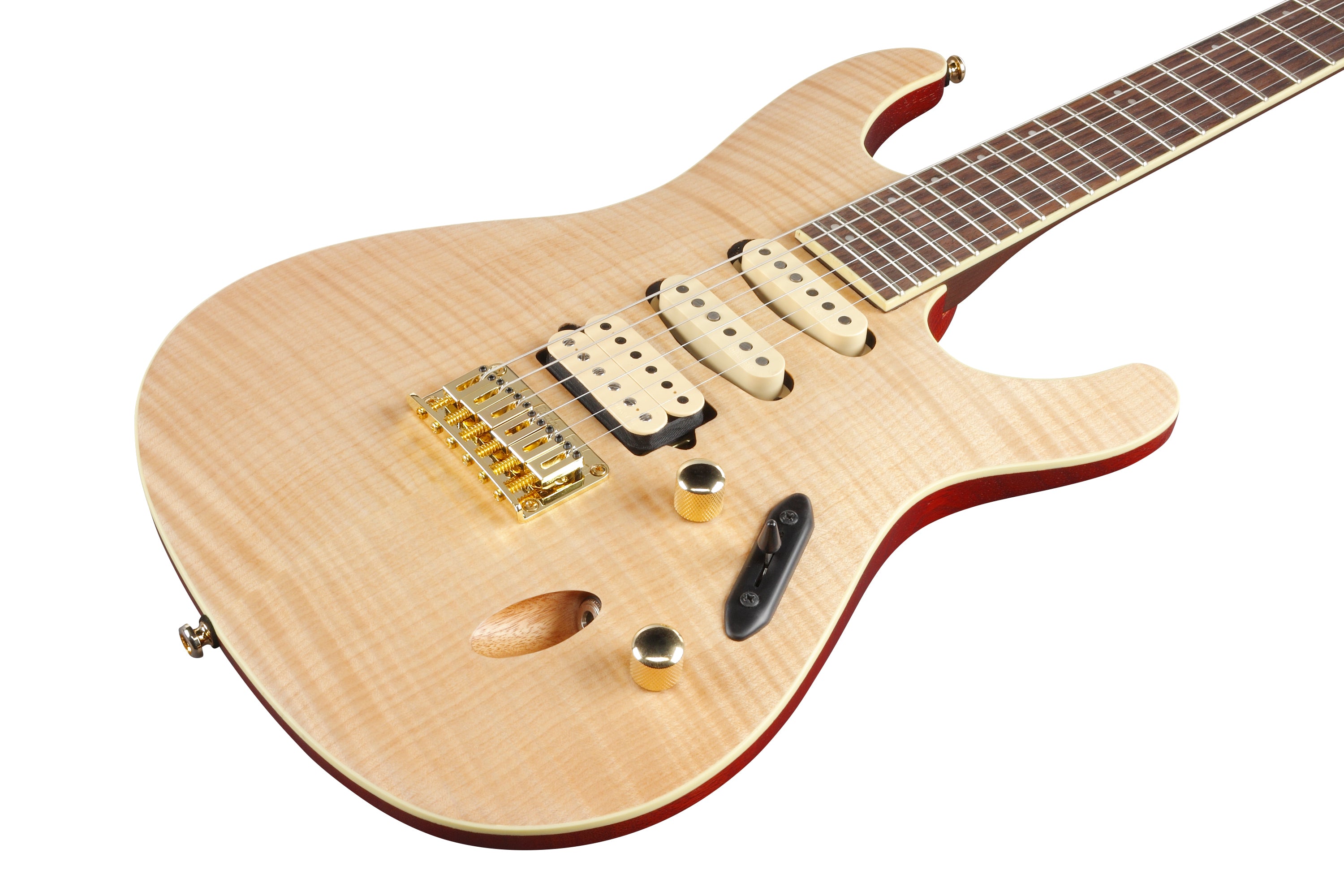 Ibanez Electric Guitar - S Standard 6str Electric Guitar  - Natural Flat - SEW761FMNTF