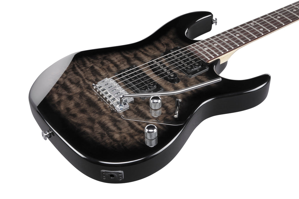 Ibanez Electric Guitar - GIO RX 6str Electric Guitar - Transparent Black Sunburst - GRX70QATKS
