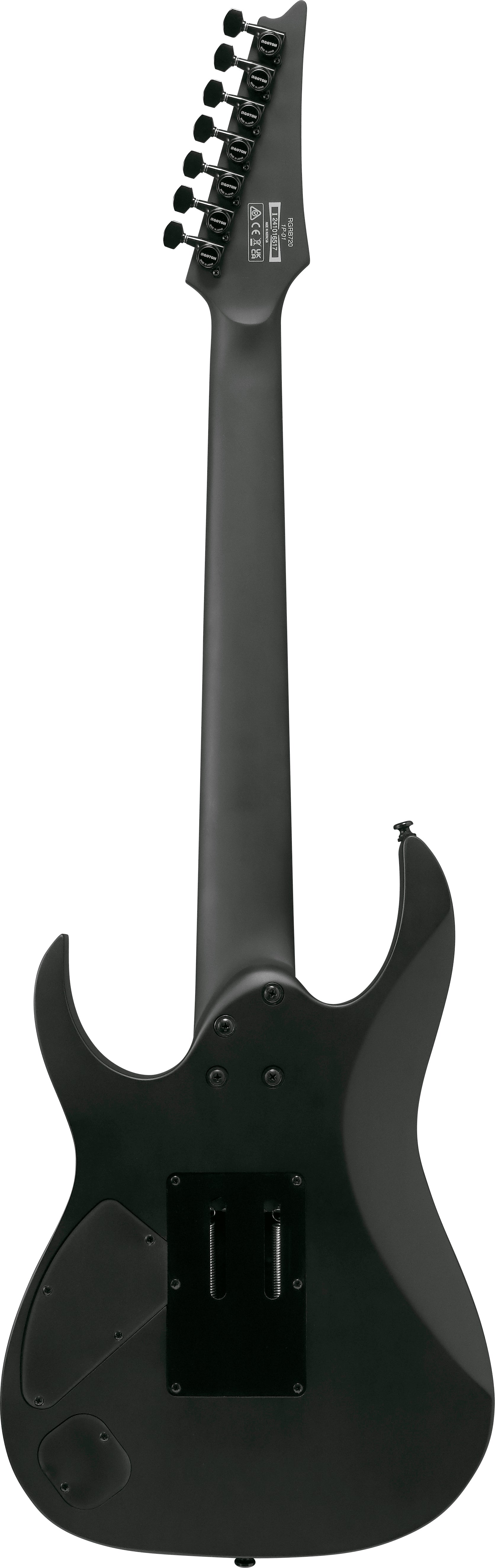 Ibanez Electric Guitar - RG Iron Label 7str Electric Guitar - Black - RGRB720BKF