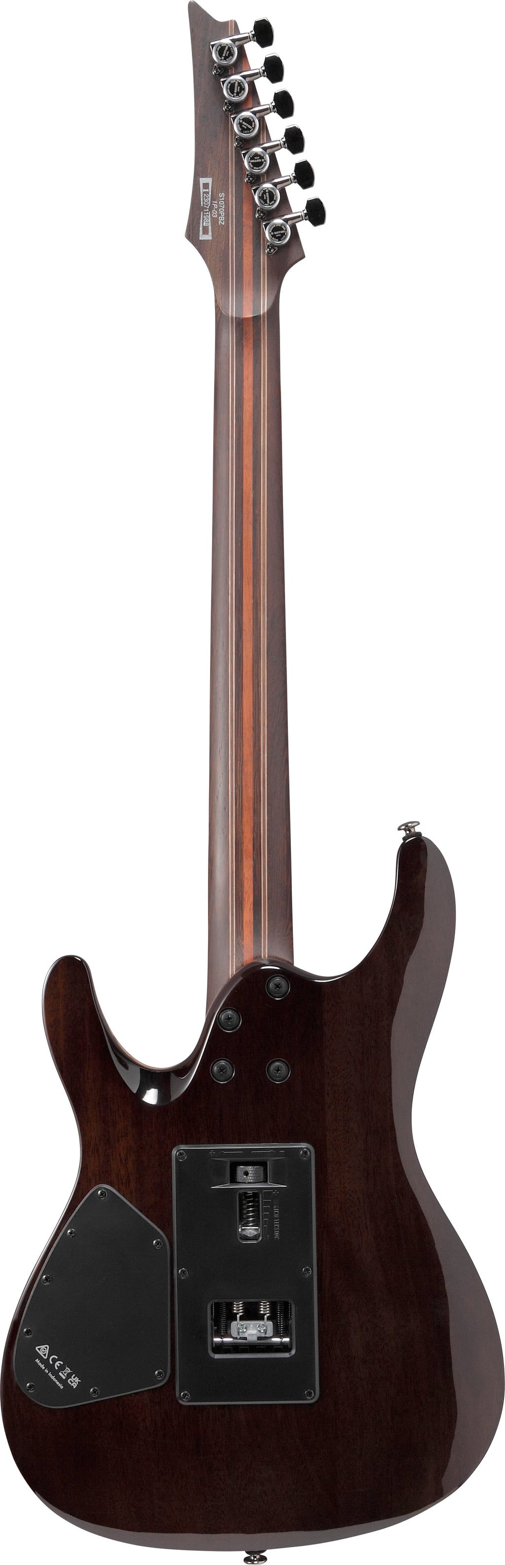 Ibanez Electric Guitar - S Premium 6str Electric Guitar - Charcoal Black Burst - S1070PBZCKB