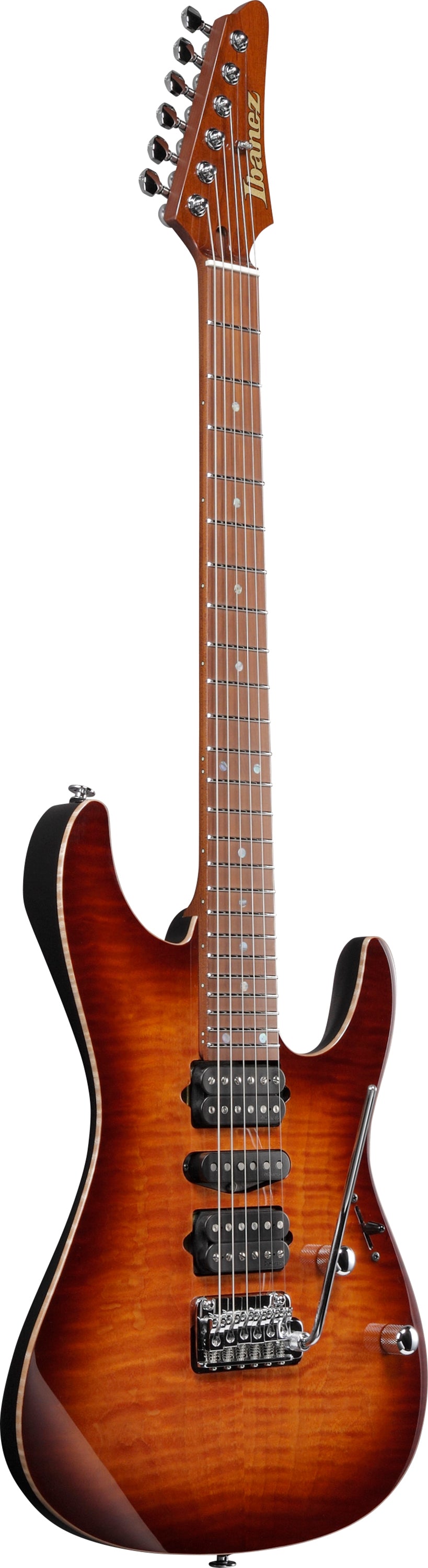 Ibanez Electric Guitar - AZ Prestige 6str Electric Guitar w/Case  - Brownish Sphalerite - AZ2407FBSR