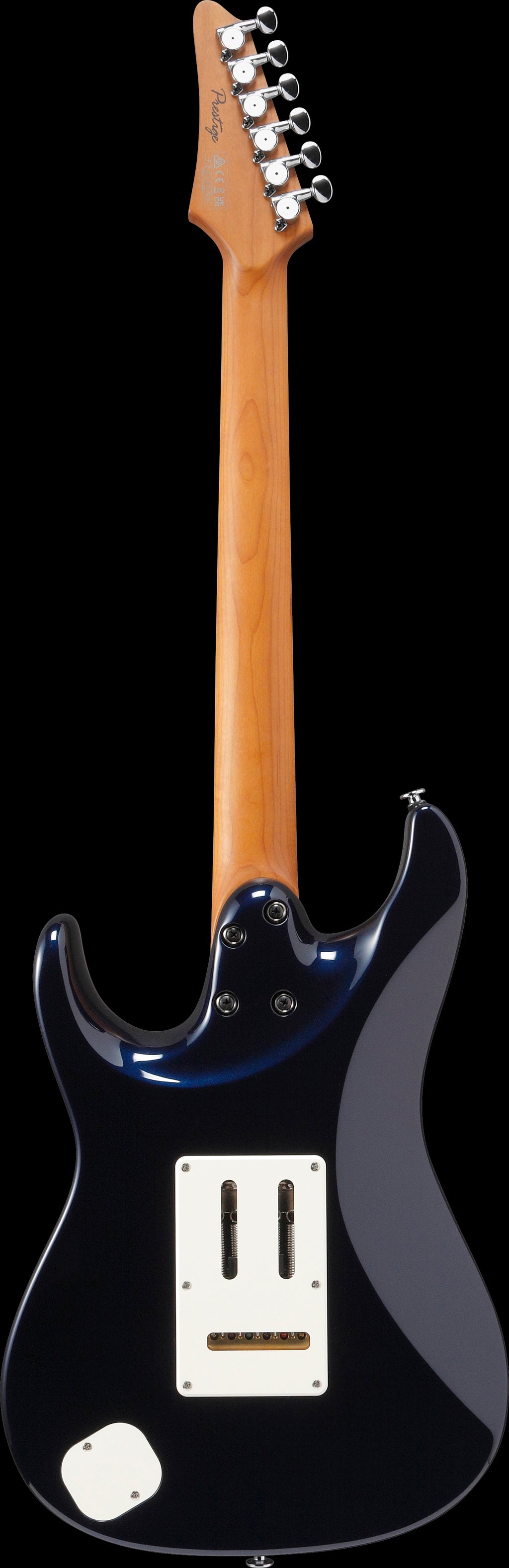 Ibanez Electric Guitar - AZ Prestige 6str Electric Guitar w/Case - Dark Tide Blue - AZ2204NWDTB