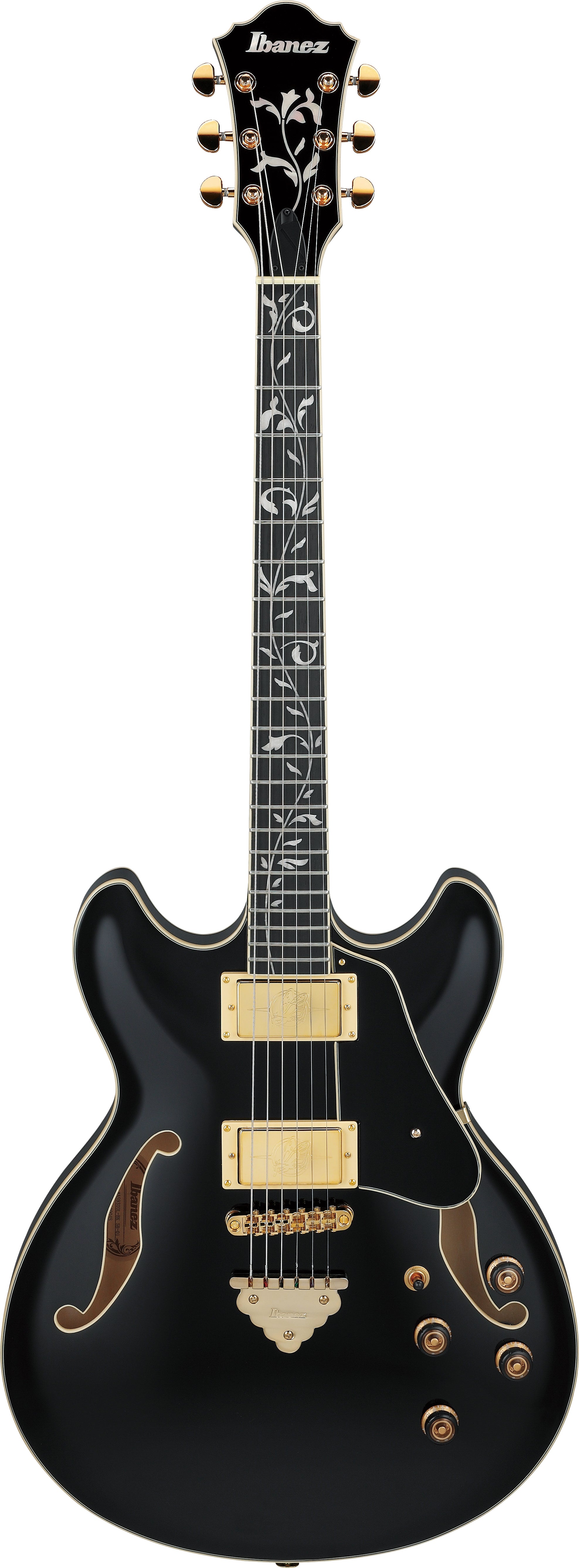 Ibanez Electric Guitar - AS Artcore Expressionist 6str Electric Guitar - Black - AS93SPBK