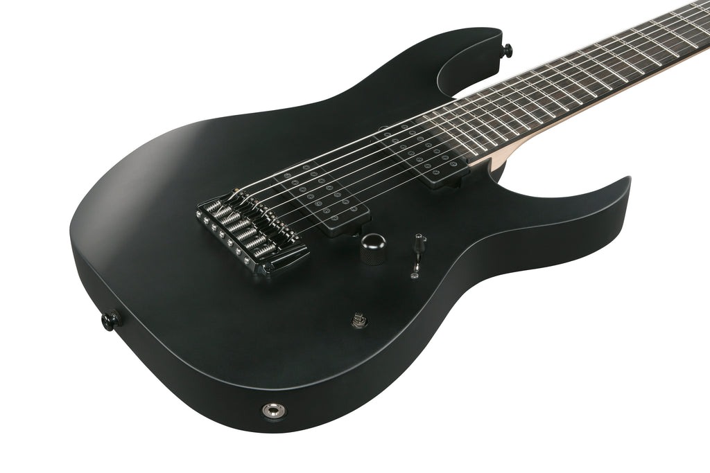 Ibanez Electric Guitar - RG Iron Label 6str Electric Guitar - Black Flat - RGIXL7BKF