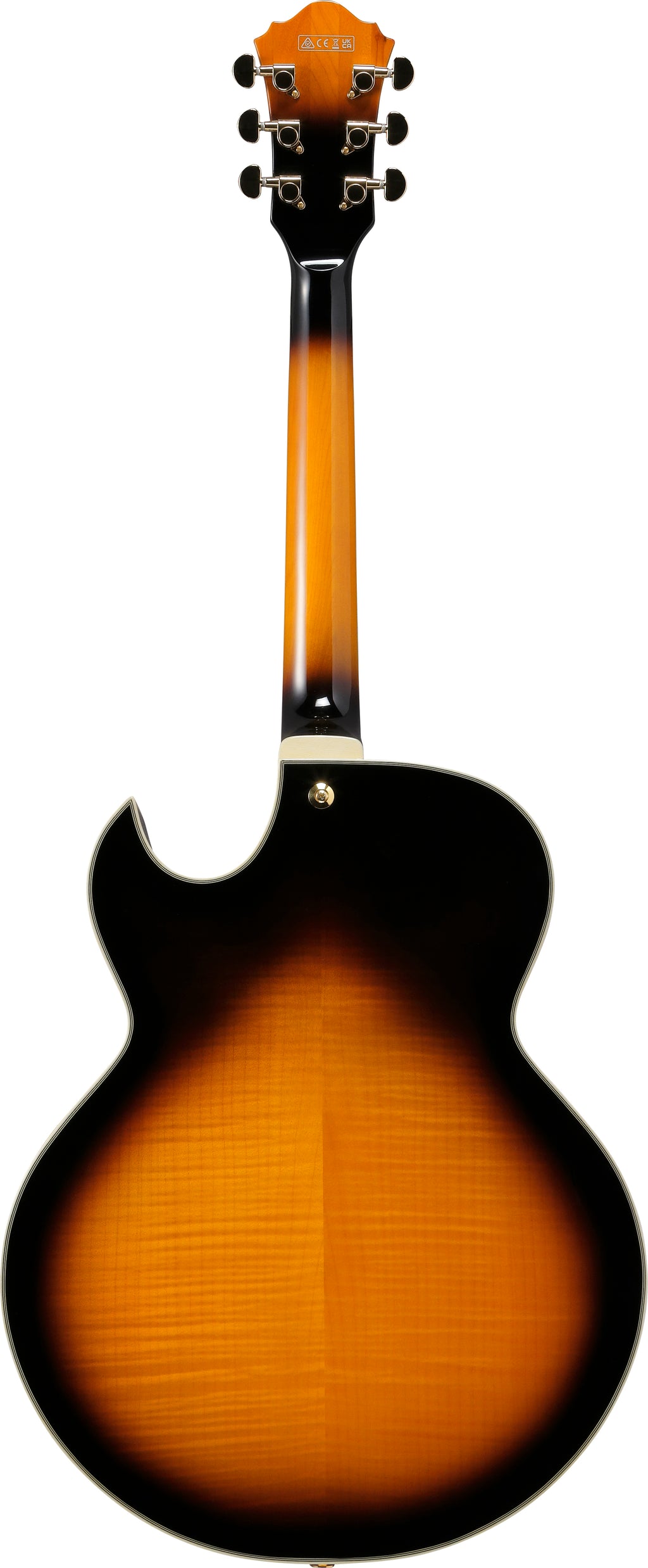 Ibanez Electric Guitar - George Benson Signature  6str Electric Guitar w/Case - Vintage Yellow Sunburst - LGB30VYS