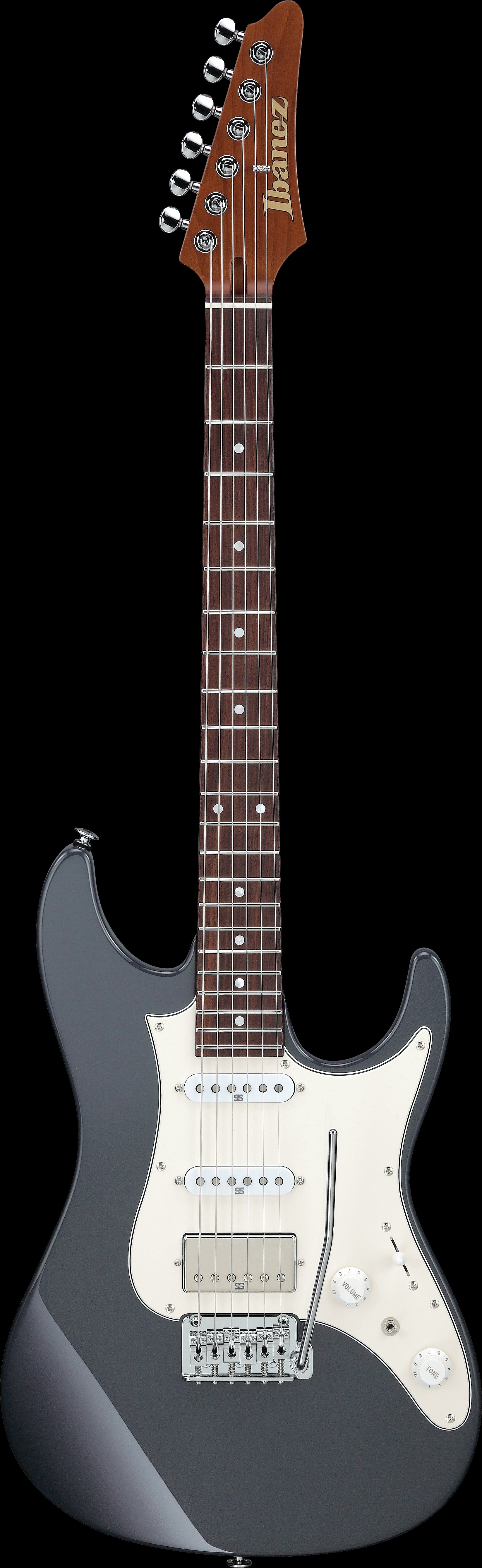 Ibanez Electric Guitar - AZ Prestige 6str Electric Guitar w/Case - Gray Metallic - AZ2204NWGRM
