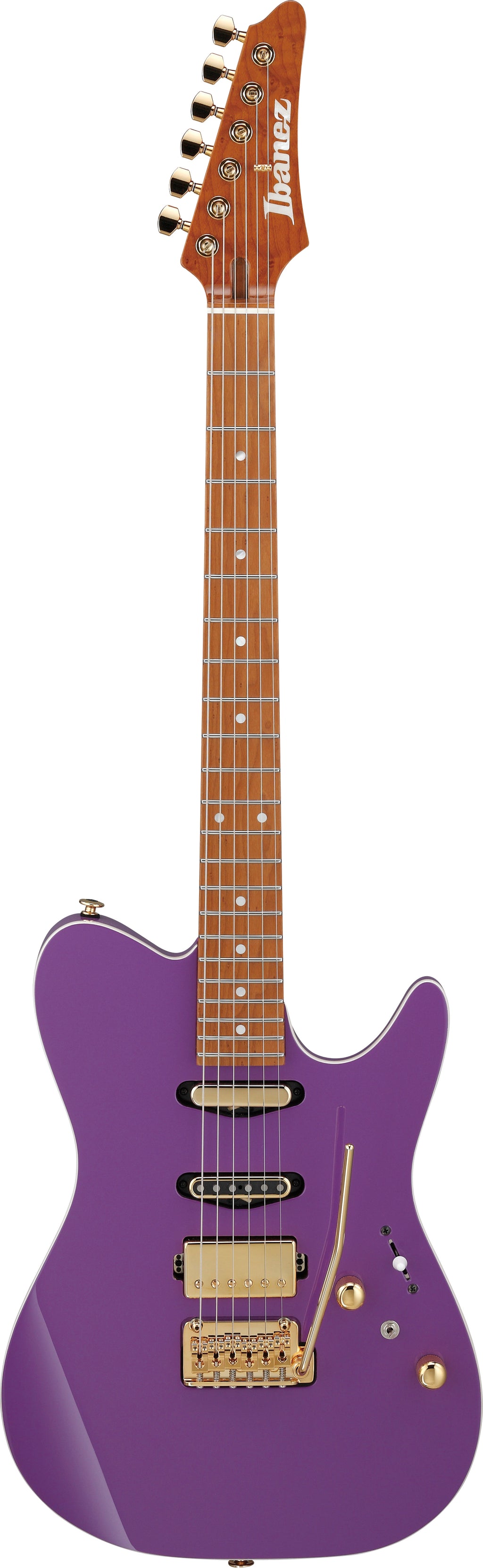 Ibanez Electric Guitar - Lari Basilio Signature 6str Electric Guitar w/Case - Violet - LB1VL