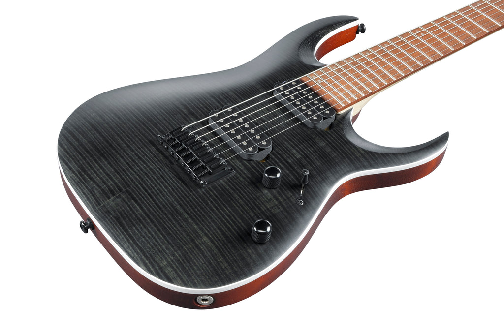 Ibanez Electric Guitar - RGA Standard 7str Electric Guitar - Transparent Gray Flat - RGA742FMTGF