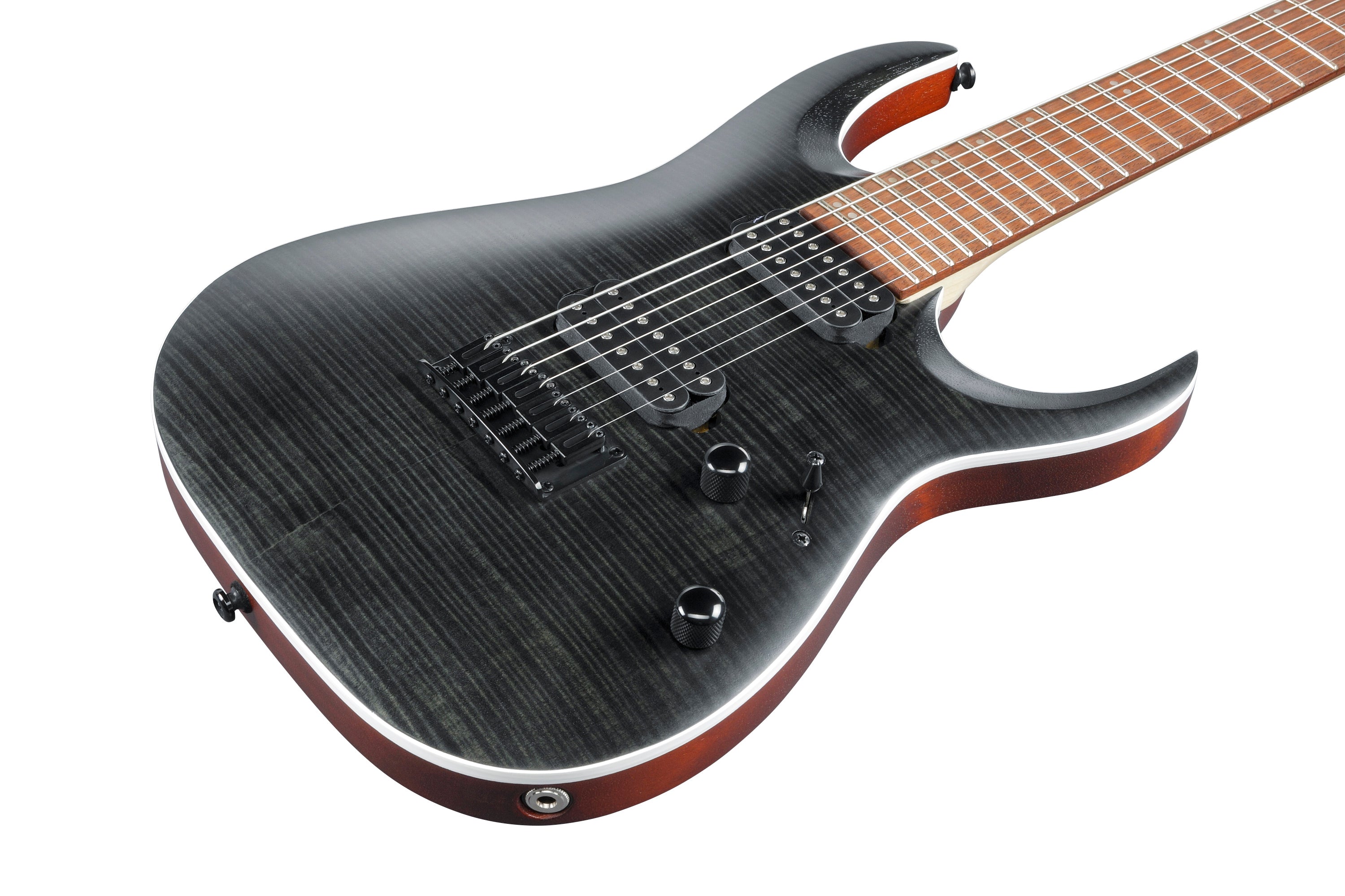 Ibanez Electric Guitar - RGA Standard 7str Electric Guitar - Transparent Gray Flat - RGA742FMTGF