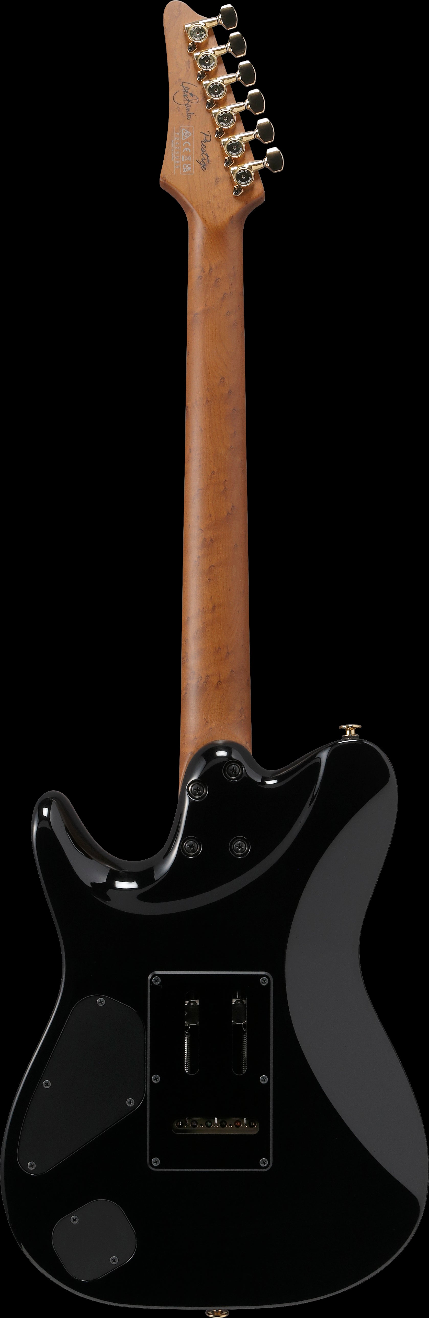 Ibanez Electric Guitar - Lari Basilio Signature 6str Electric Guitar w/Case - Black - LB1BK