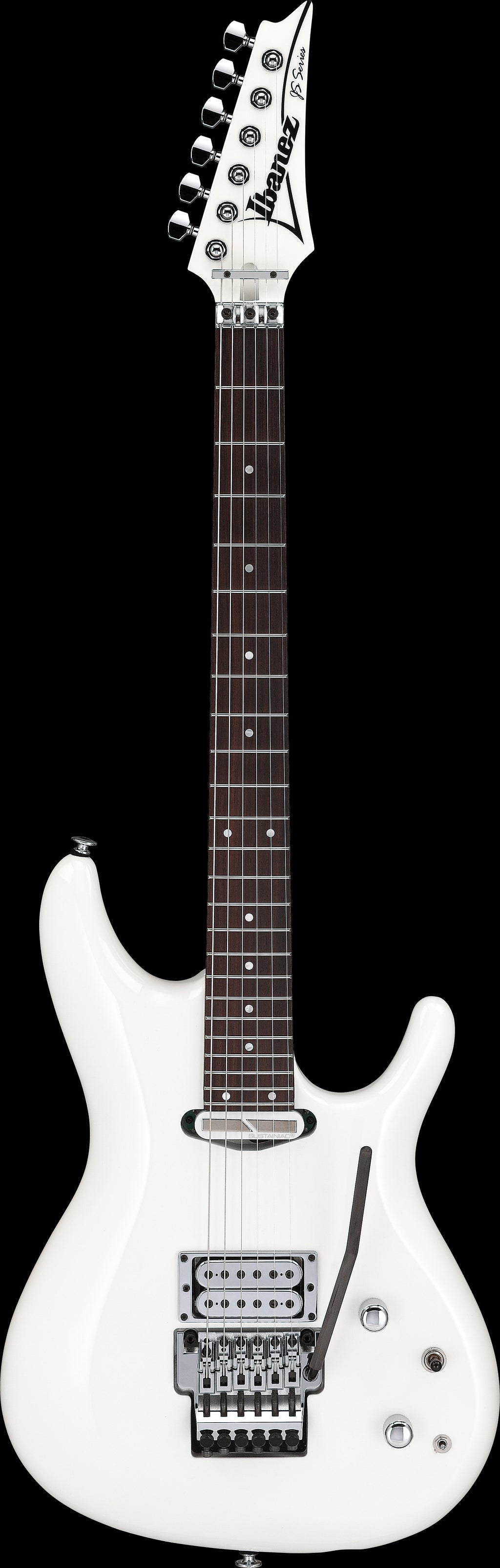 Ibanez Electric Guitar - Joe Satriani Signature 6str Electric Guitar w/Case - White - JS2480WH