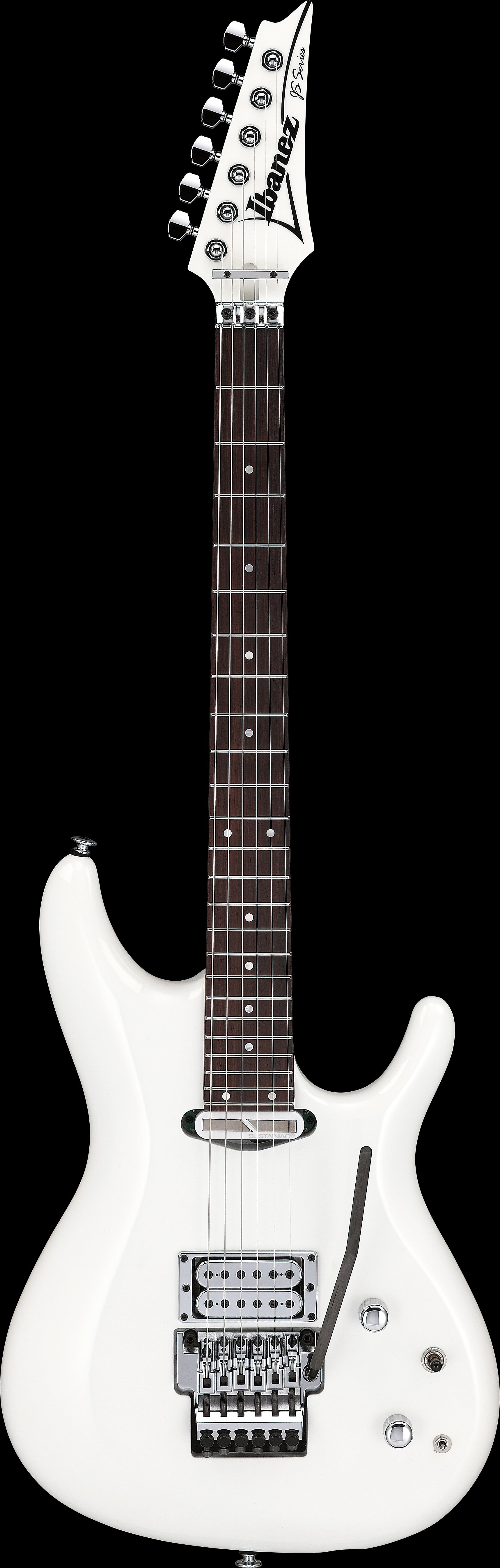 Ibanez Electric Guitar - Joe Satriani Signature 6str Electric Guitar w/Case - White - JS2480WH