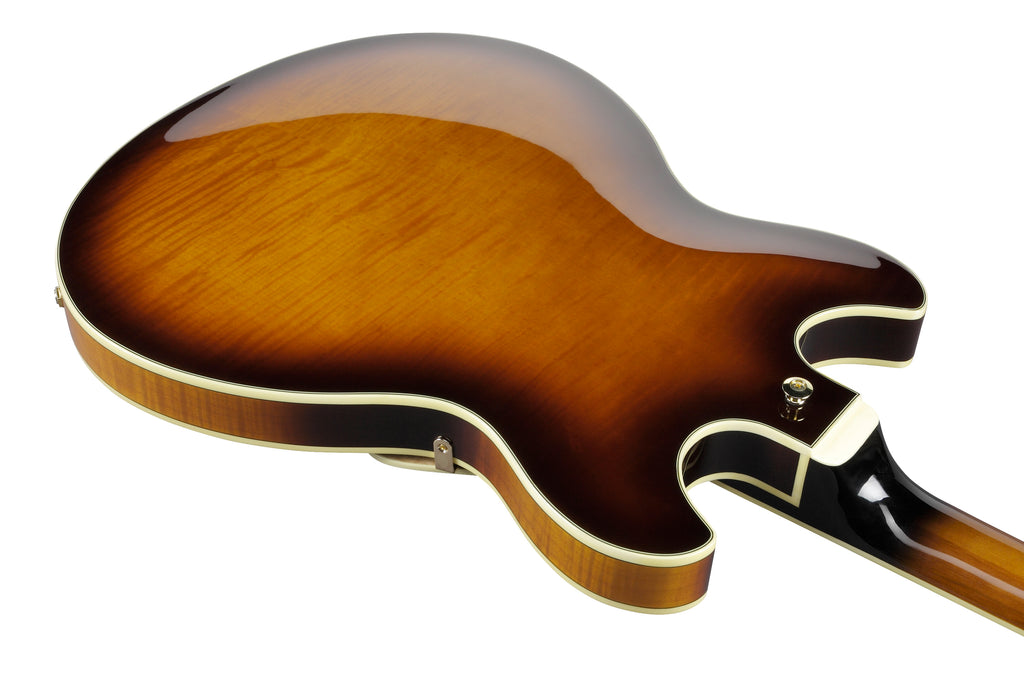 Ibanez Electric Guitar - AS Artcore Expressionist 6str Electric Guitar Left Handed - Violin Sunburst - AS93FMLVLS