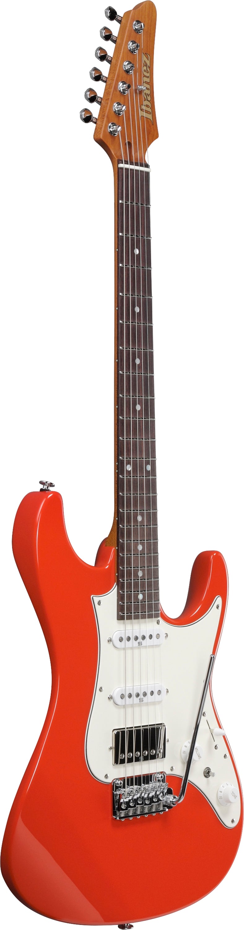 Ibanez Electric Guitar - AZ Prestige 6str Electric Guitar w/Case - Vermillion Red - AZ2204NWVR
