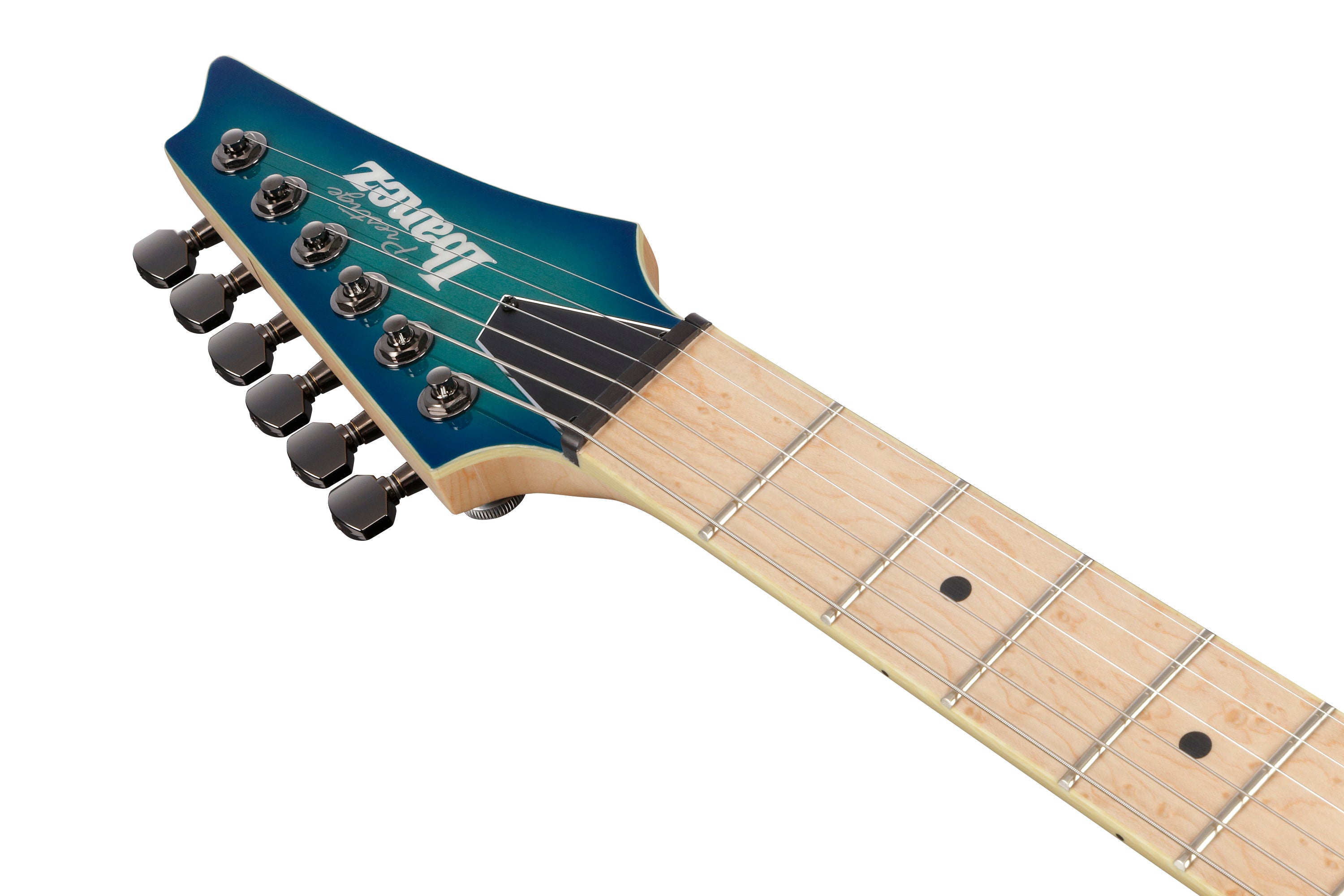 Ibanez Electric Guitar - RG Prestige 6str Electric Guitar w/Case - Nebula Green Burst - RG652AHMFXNGB